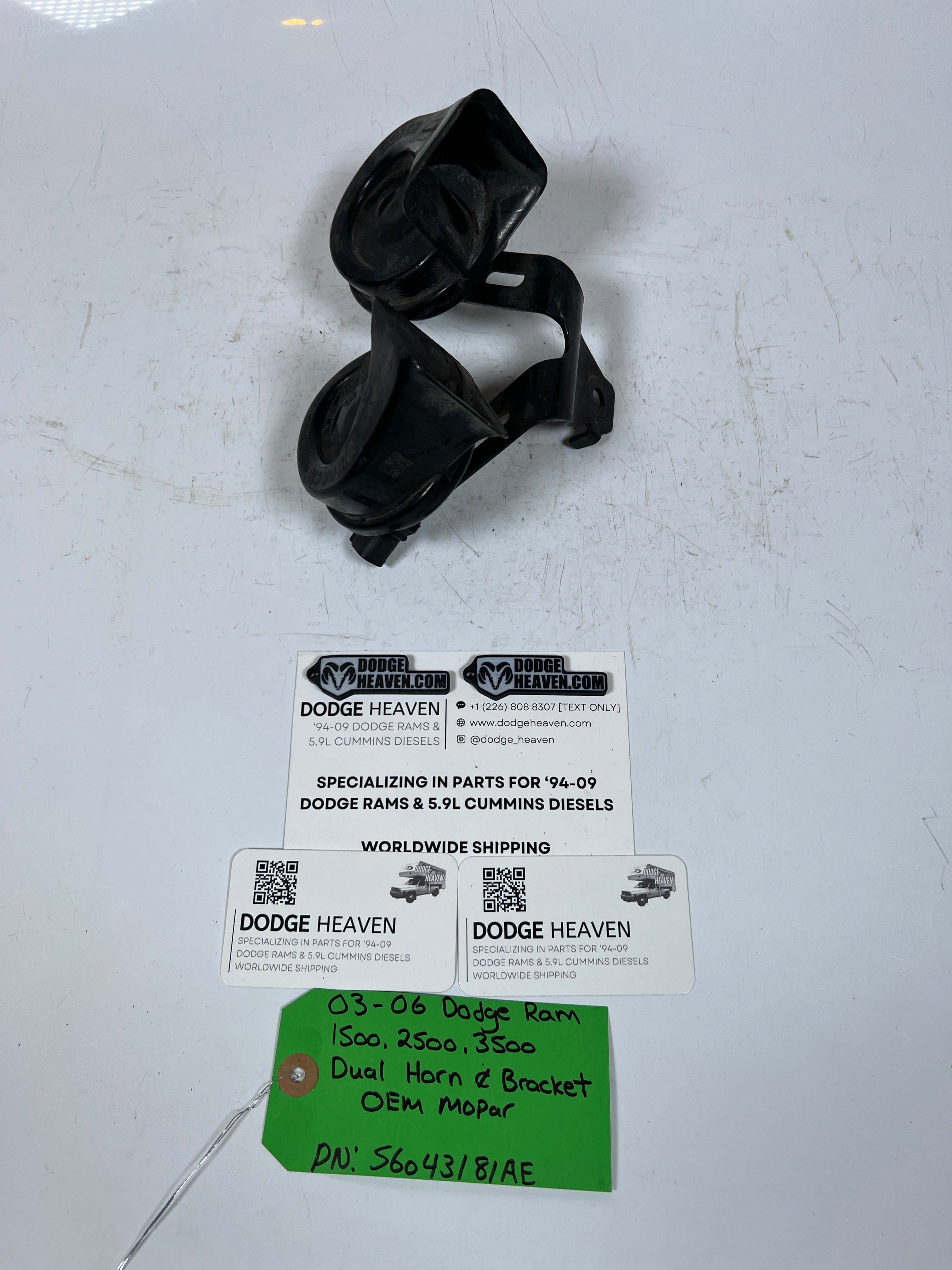 2003-2006 Dodge Ram 1500-3500 Dual Horn & Bracket