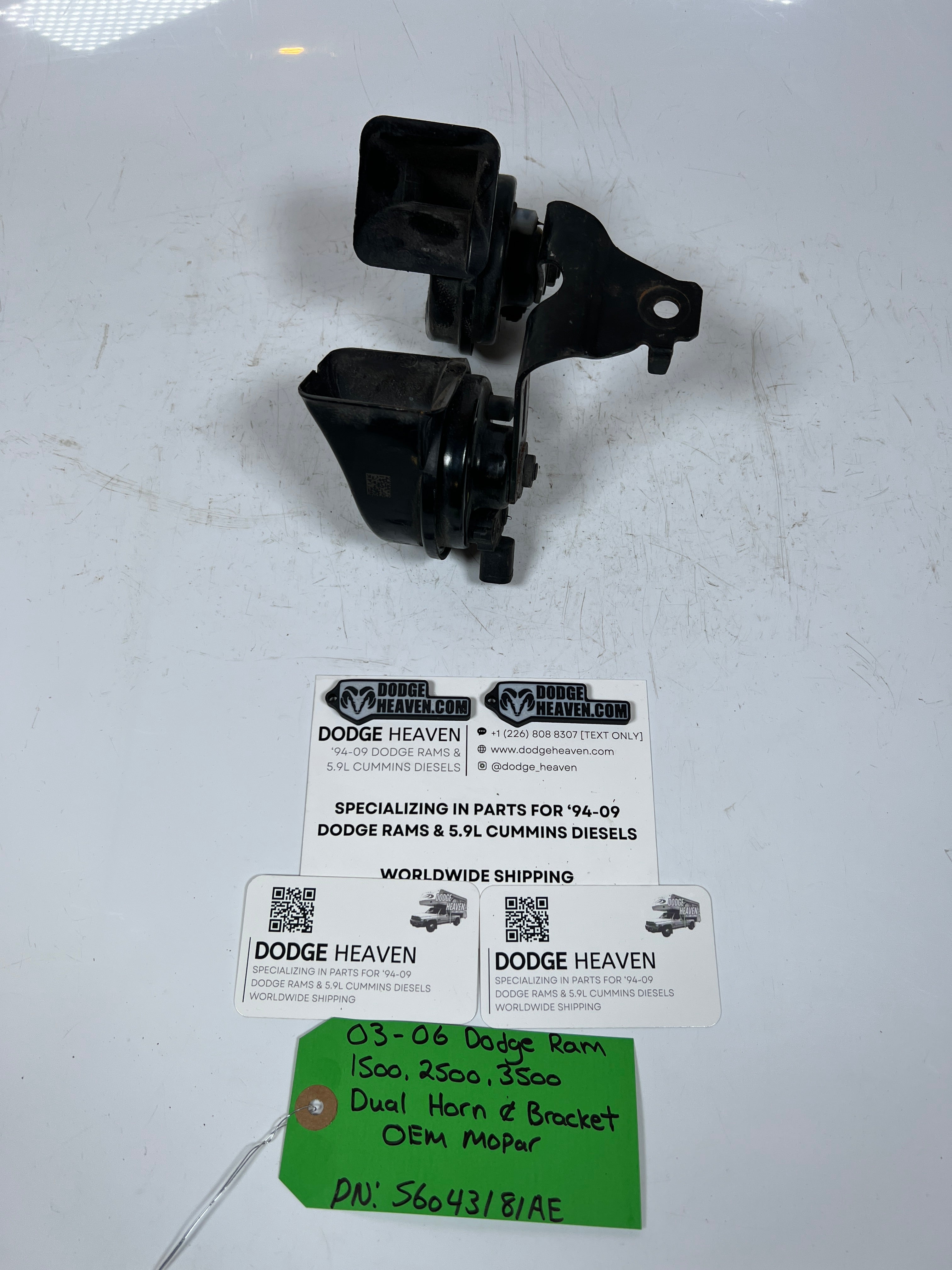 2003-2006 Dodge Ram 1500-3500 Dual Horn & Bracket