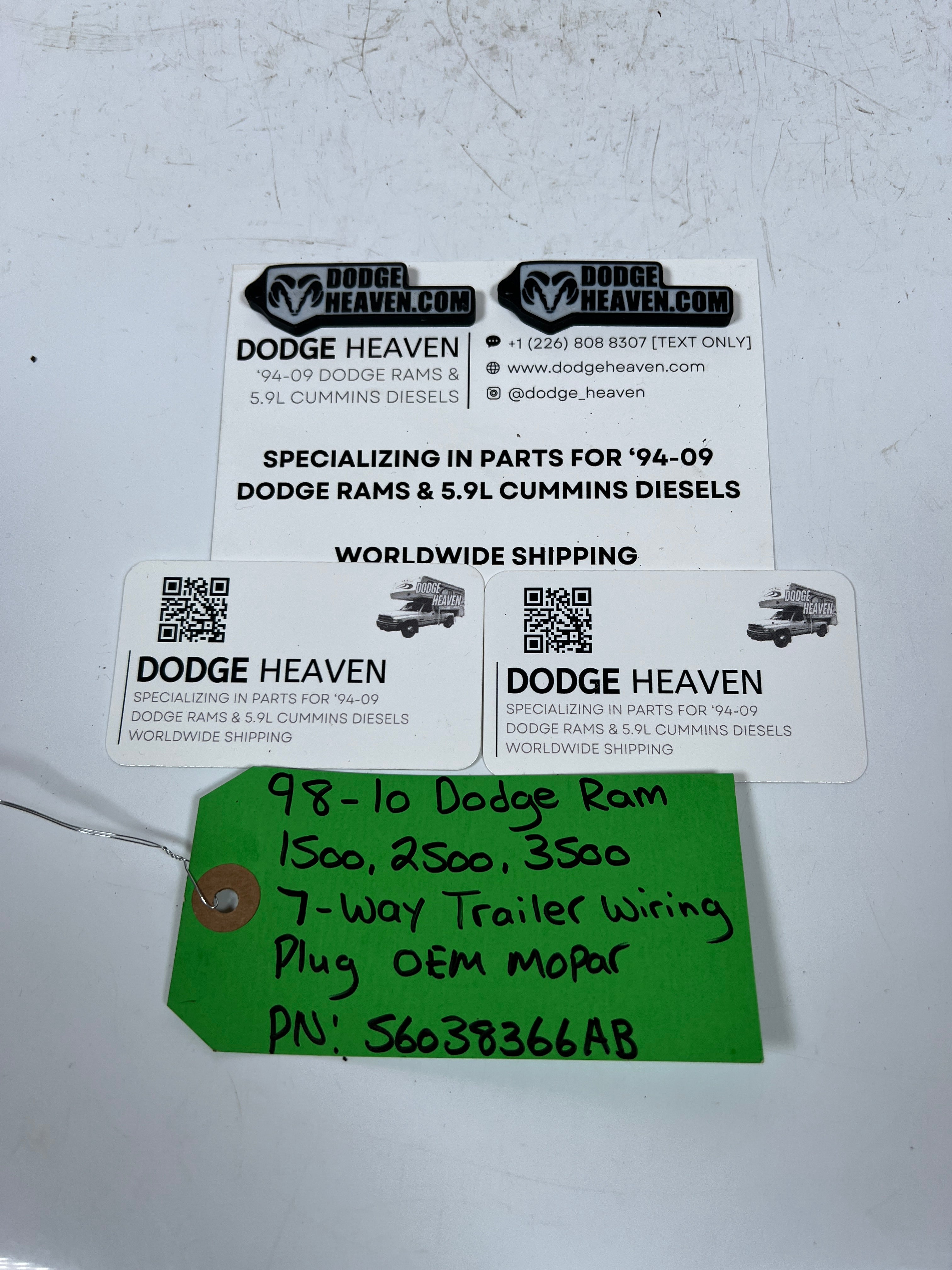 1998-2010 Dodge Ram 1500-3500 7-Way Connector Trailer Wiring Plug