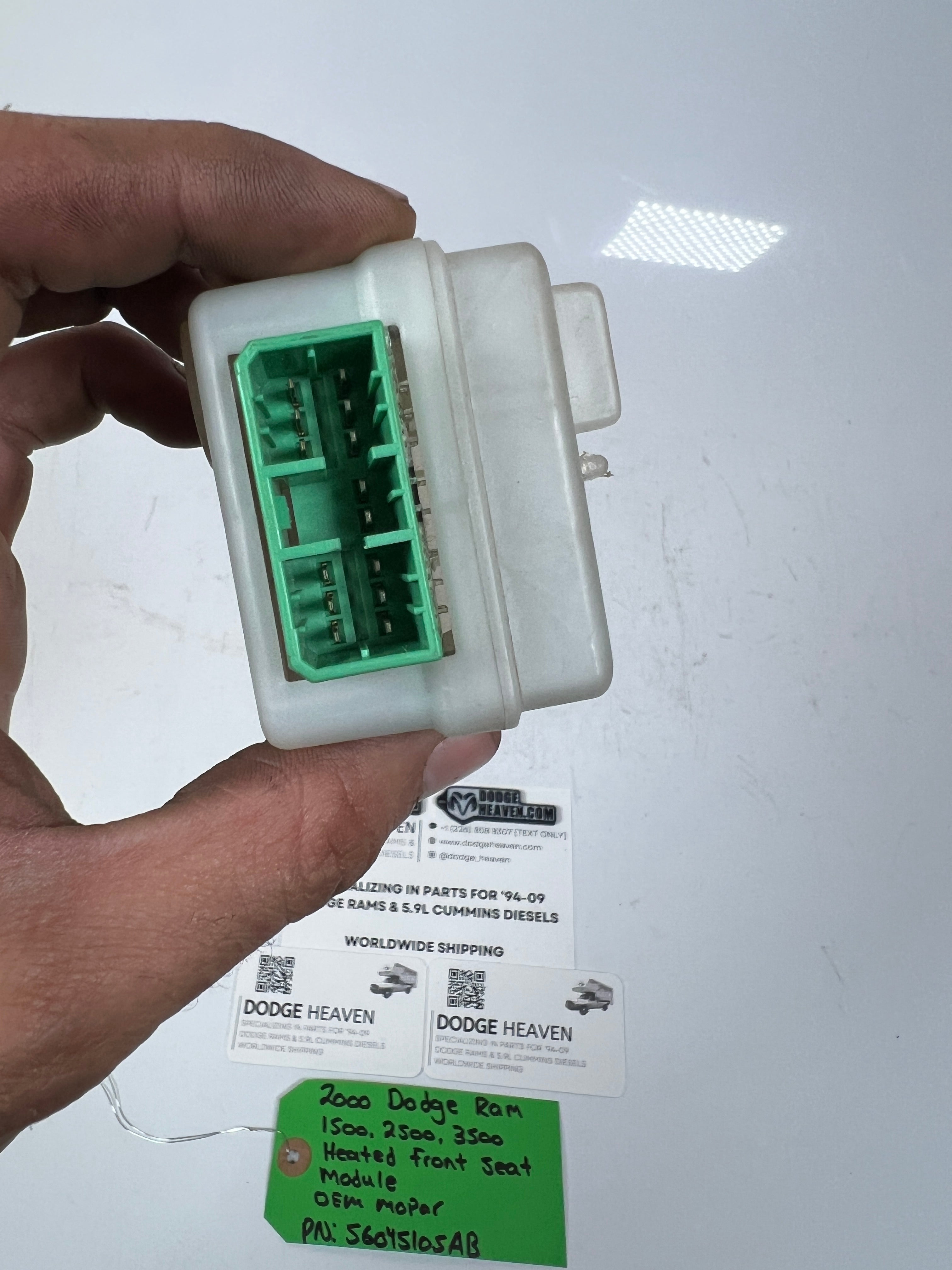 2000-2000 Dodge Ram 1500 2500 3500 Heated Seat Control Module