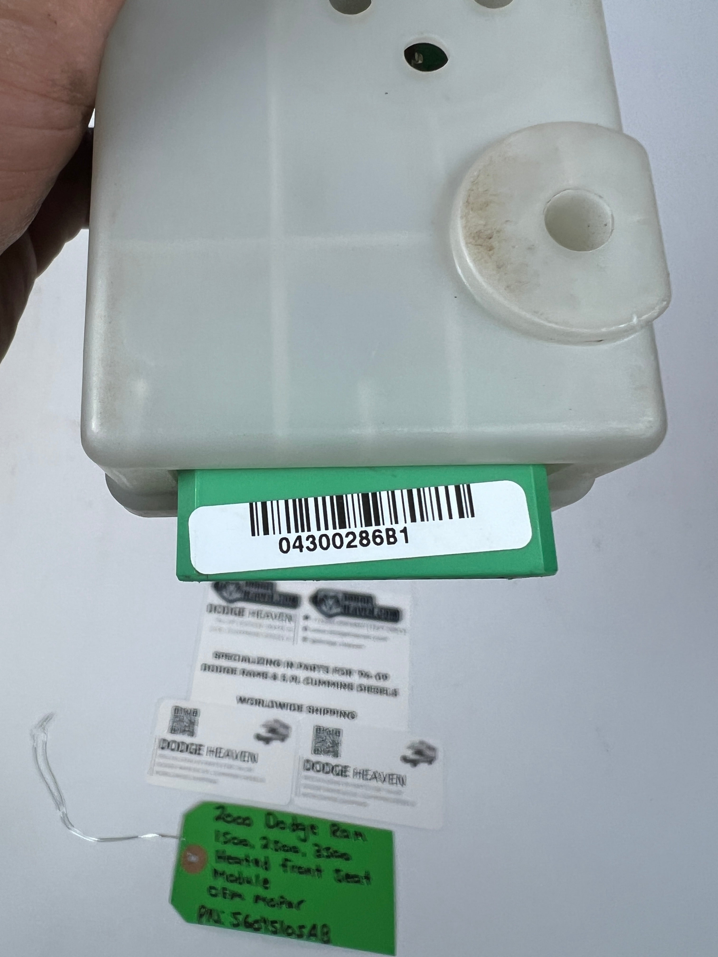 2000-2000 Dodge Ram 1500 2500 3500 Heated Seat Control Module