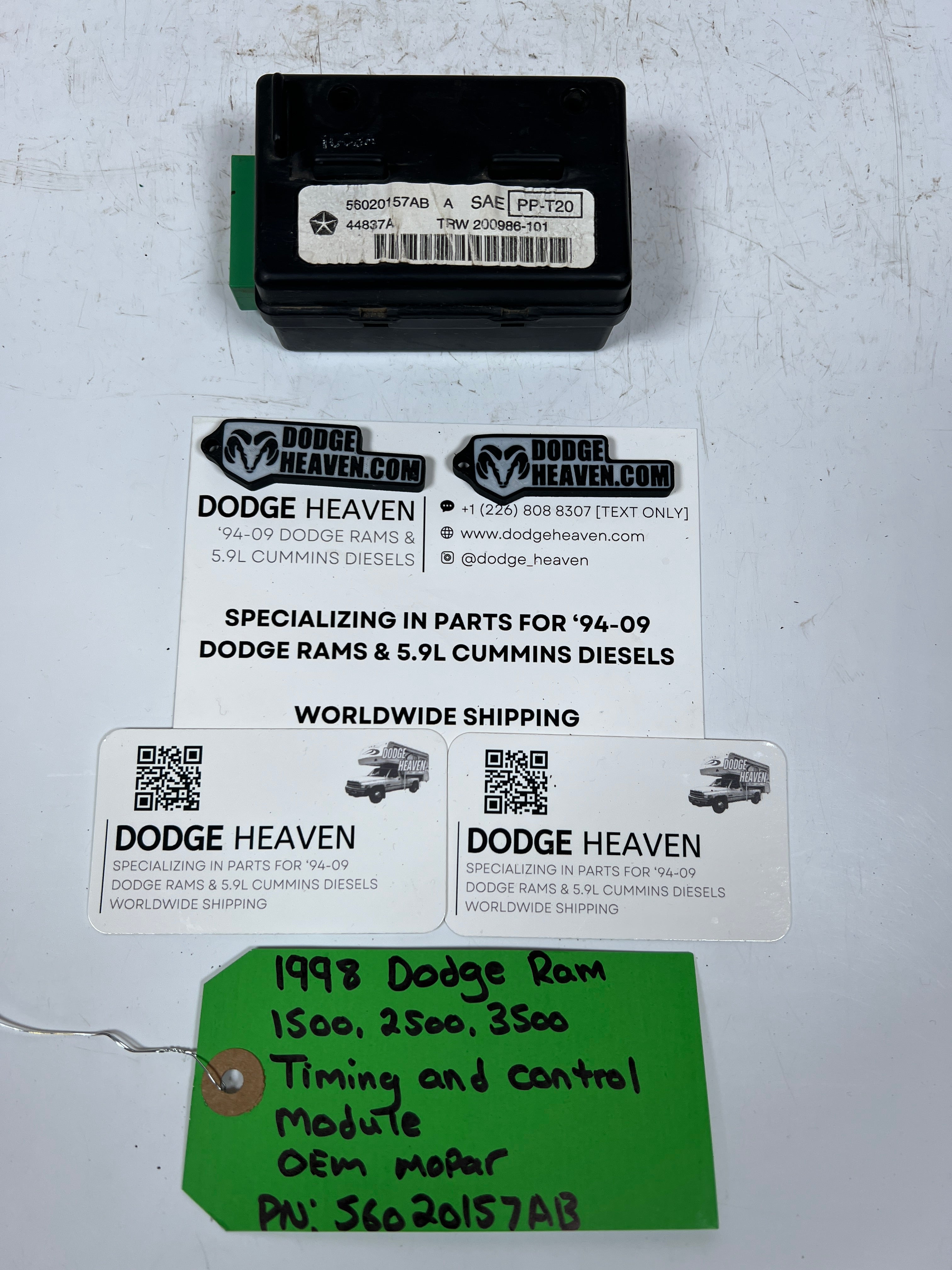 1998-1998 Dodge Ram 1500-3500 Timing & Control Module CTM