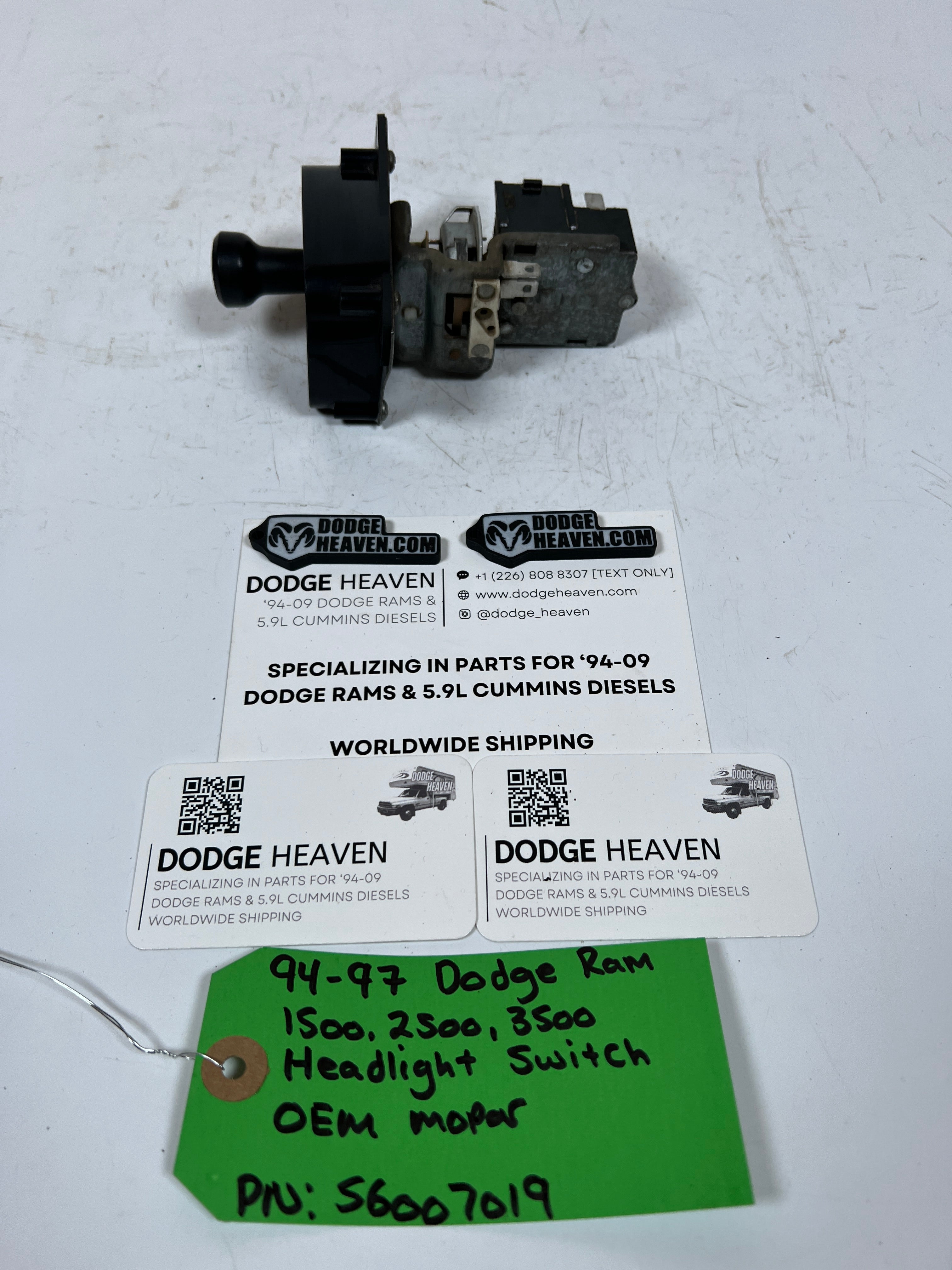 1994-1997 Dodge Ram 1500-3500 Headlight Switch Cargo Dome Dimmer