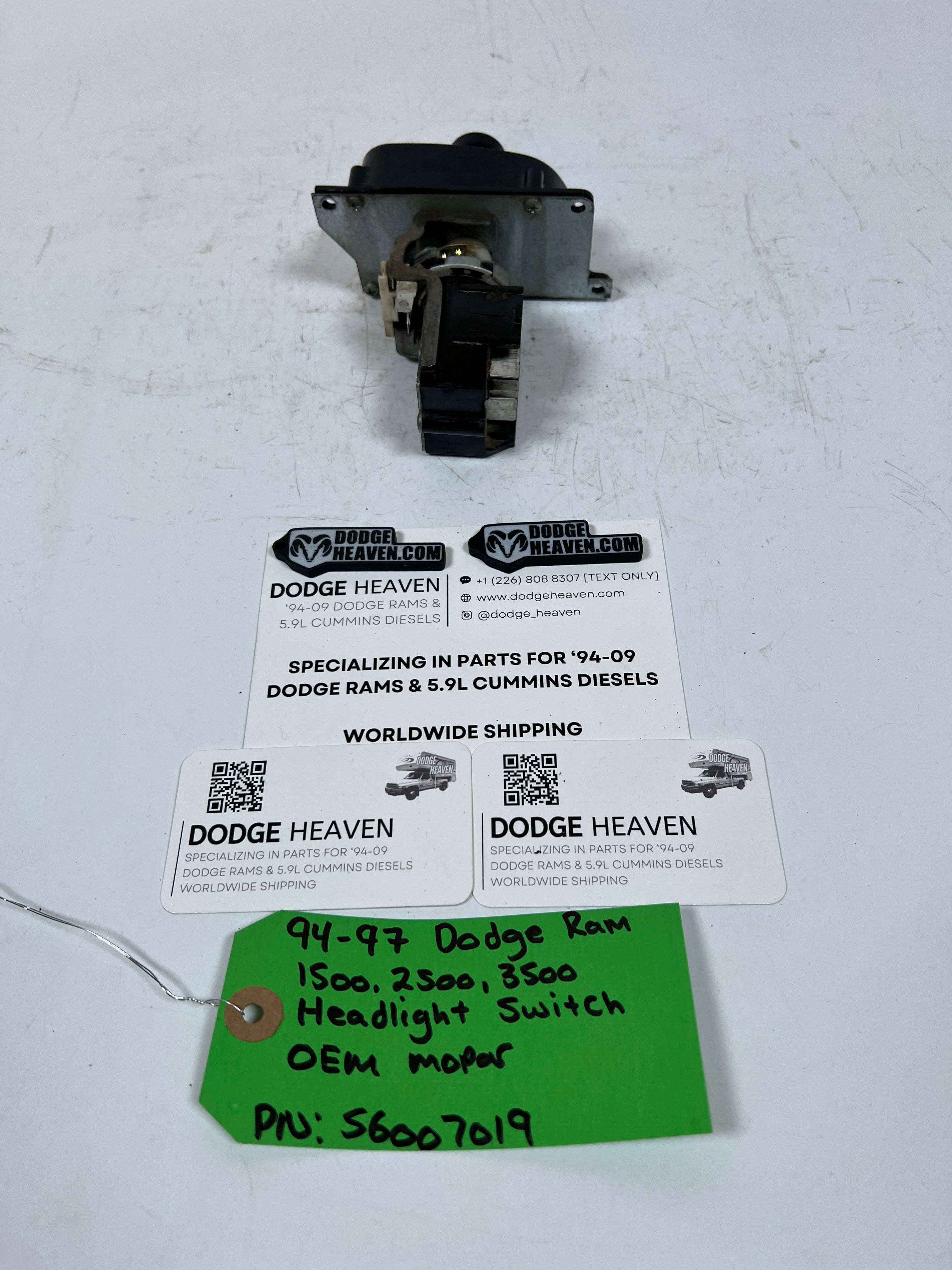 1994-1997 Dodge Ram 1500-3500 Headlight Switch Cargo Dome Dimmer