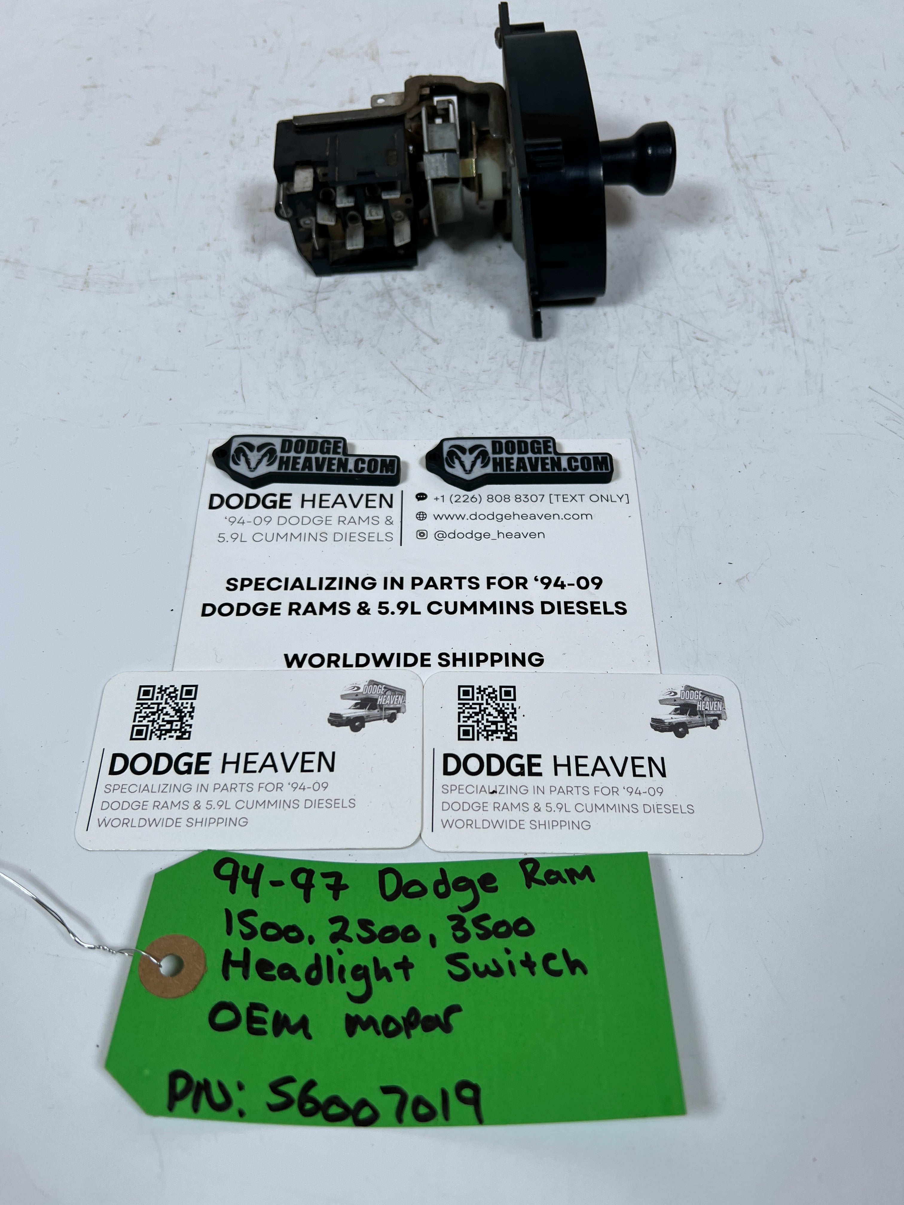 1994-1997 Dodge Ram 1500-3500 Headlight Switch Cargo Dome Dimmer