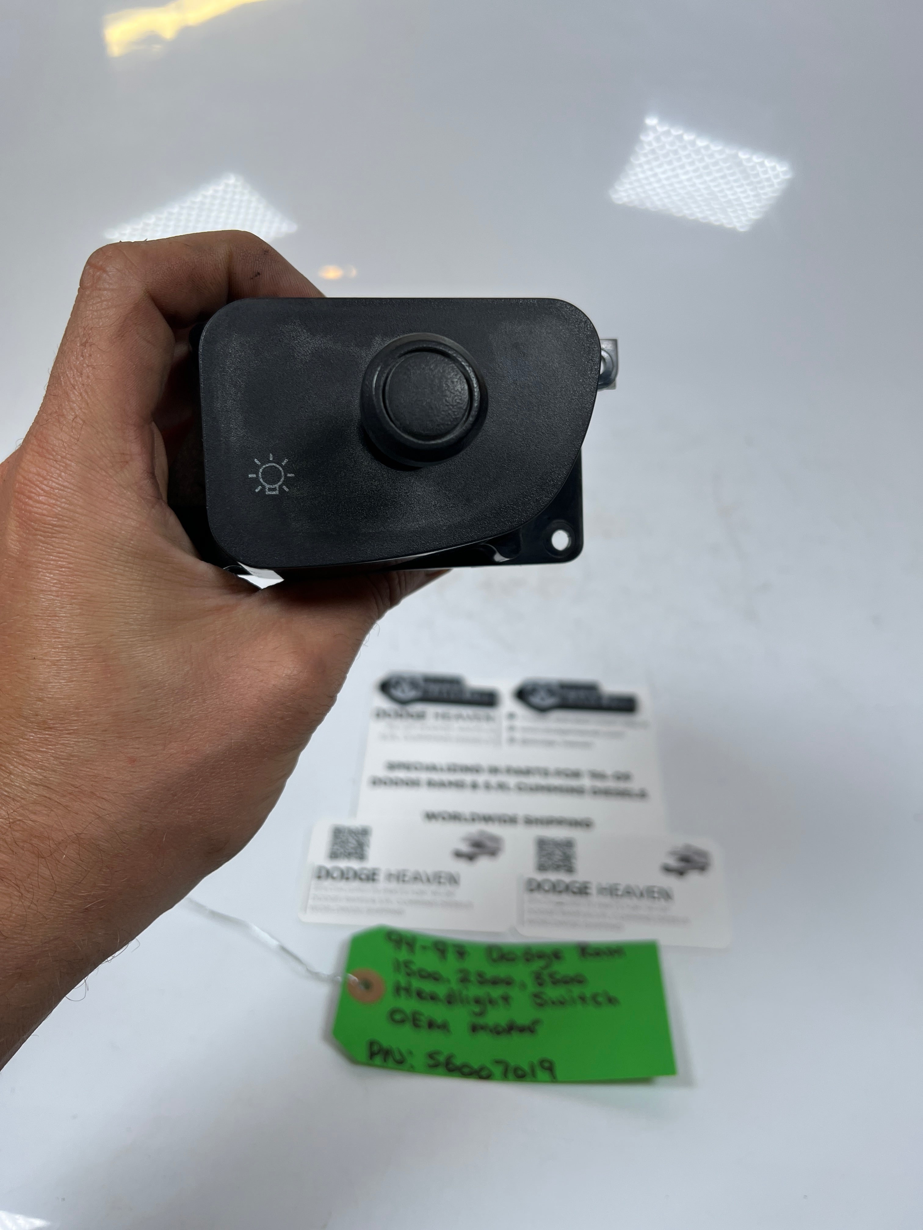 1994-1997 Dodge Ram 1500-3500 Headlight Switch Cargo Dome Dimmer