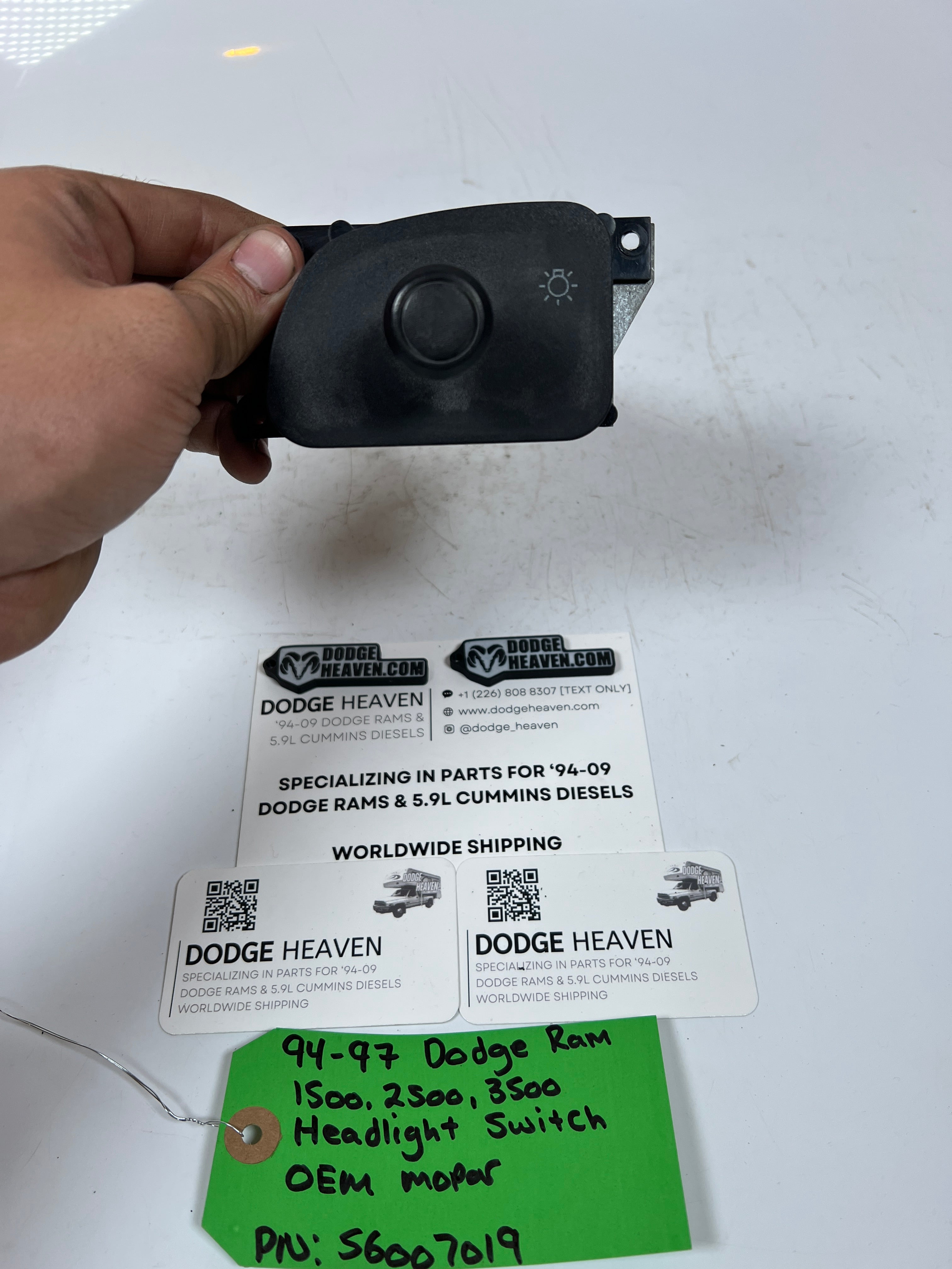 1994-1997 Dodge Ram 1500-3500 Headlight Switch Cargo Dome Dimmer