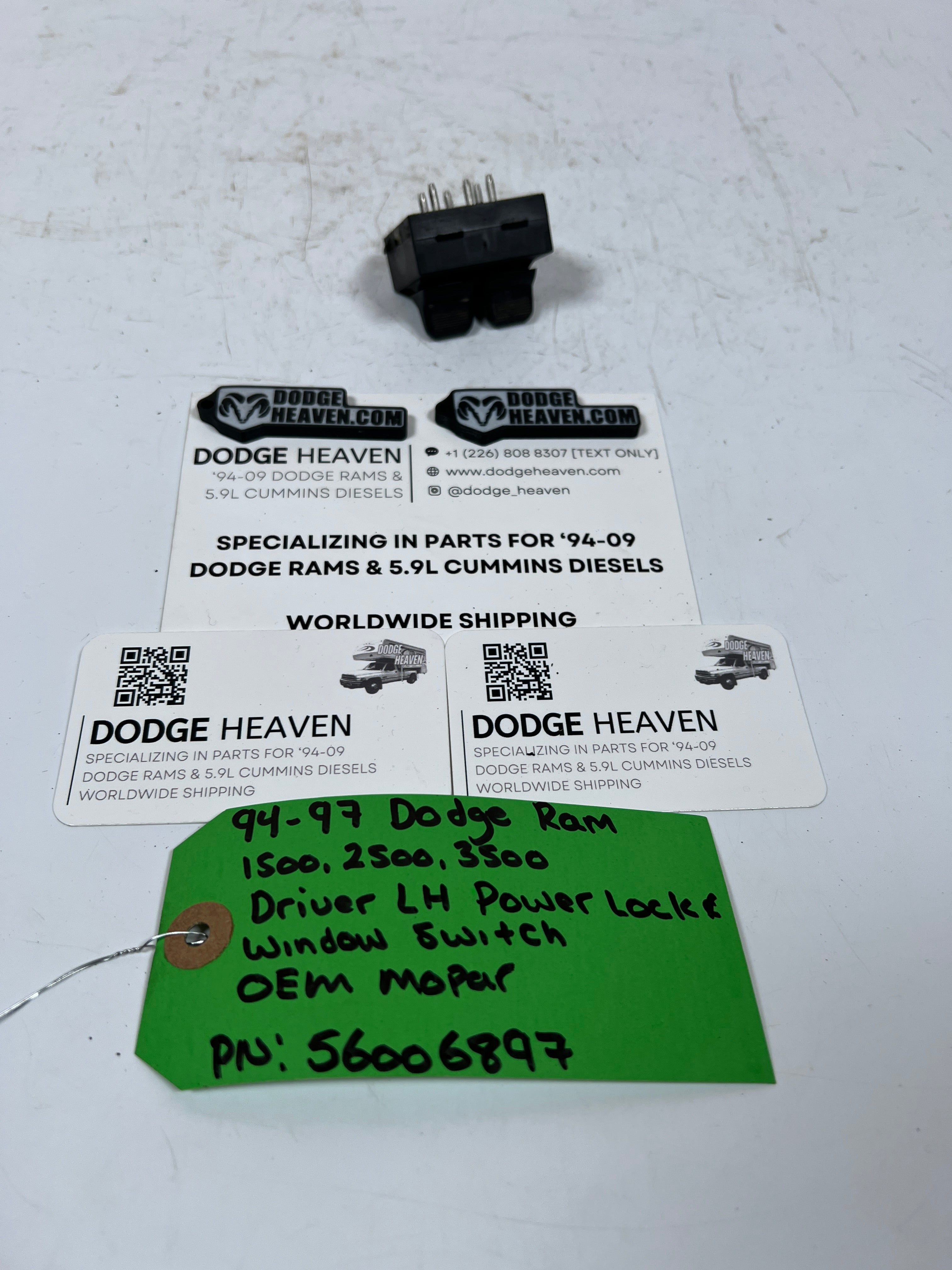 1994-1997 Dodge Ram 1500-3500 Driver LH Power Lock & Window Switch