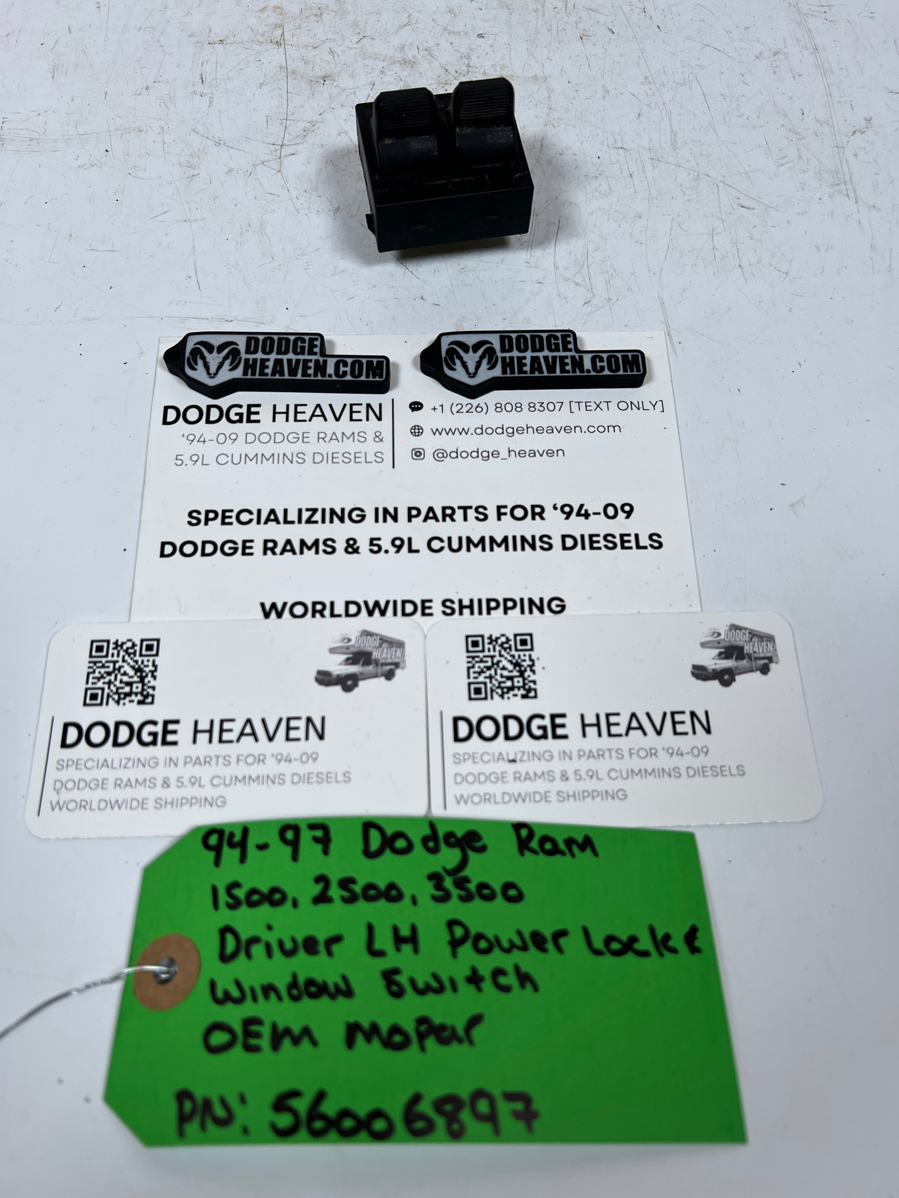 1994-1997 Dodge Ram 1500-3500 Driver LH Power Lock & Window Switch