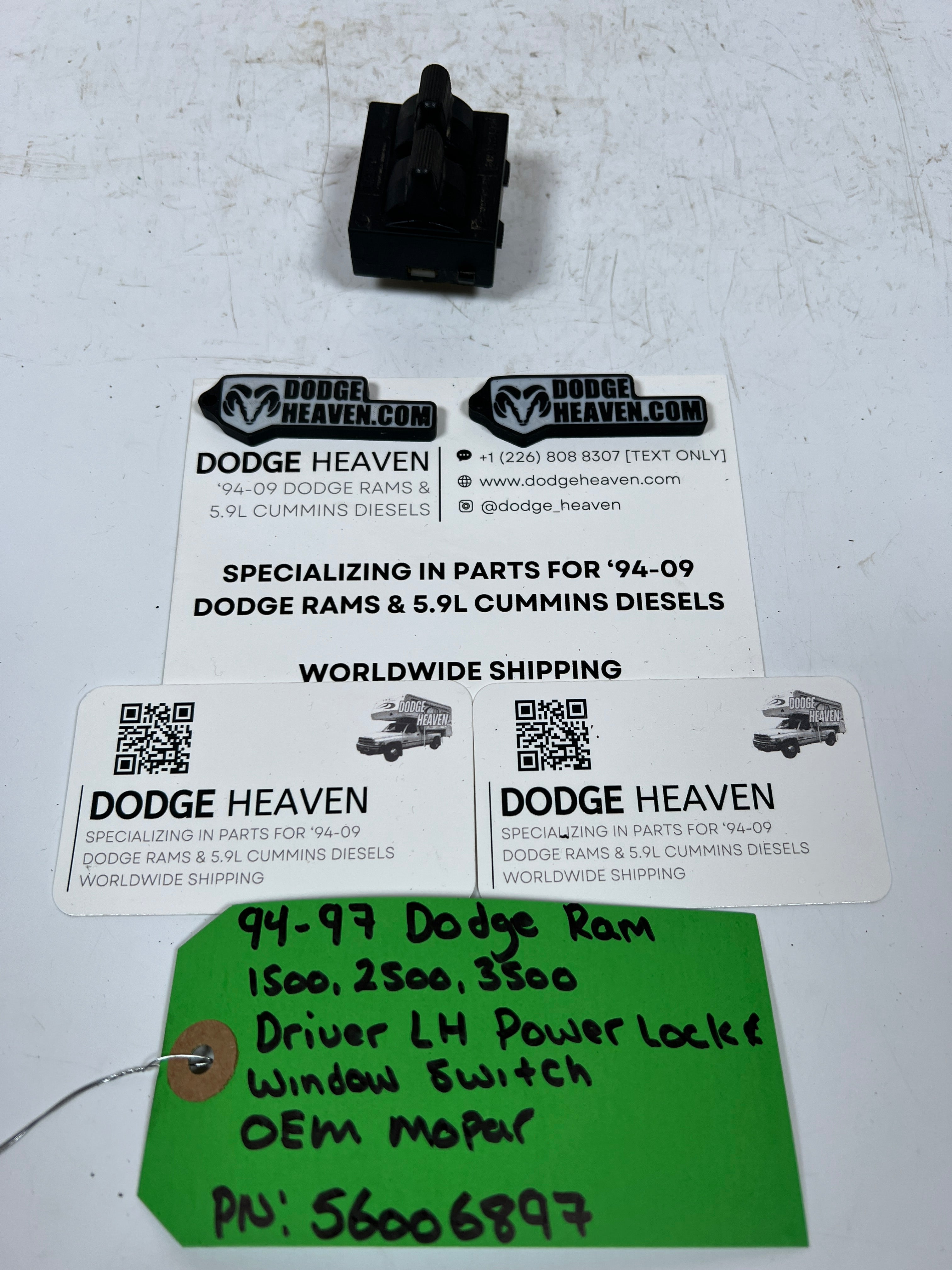 1994-1997 Dodge Ram 1500-3500 Driver LH Power Lock & Window Switch