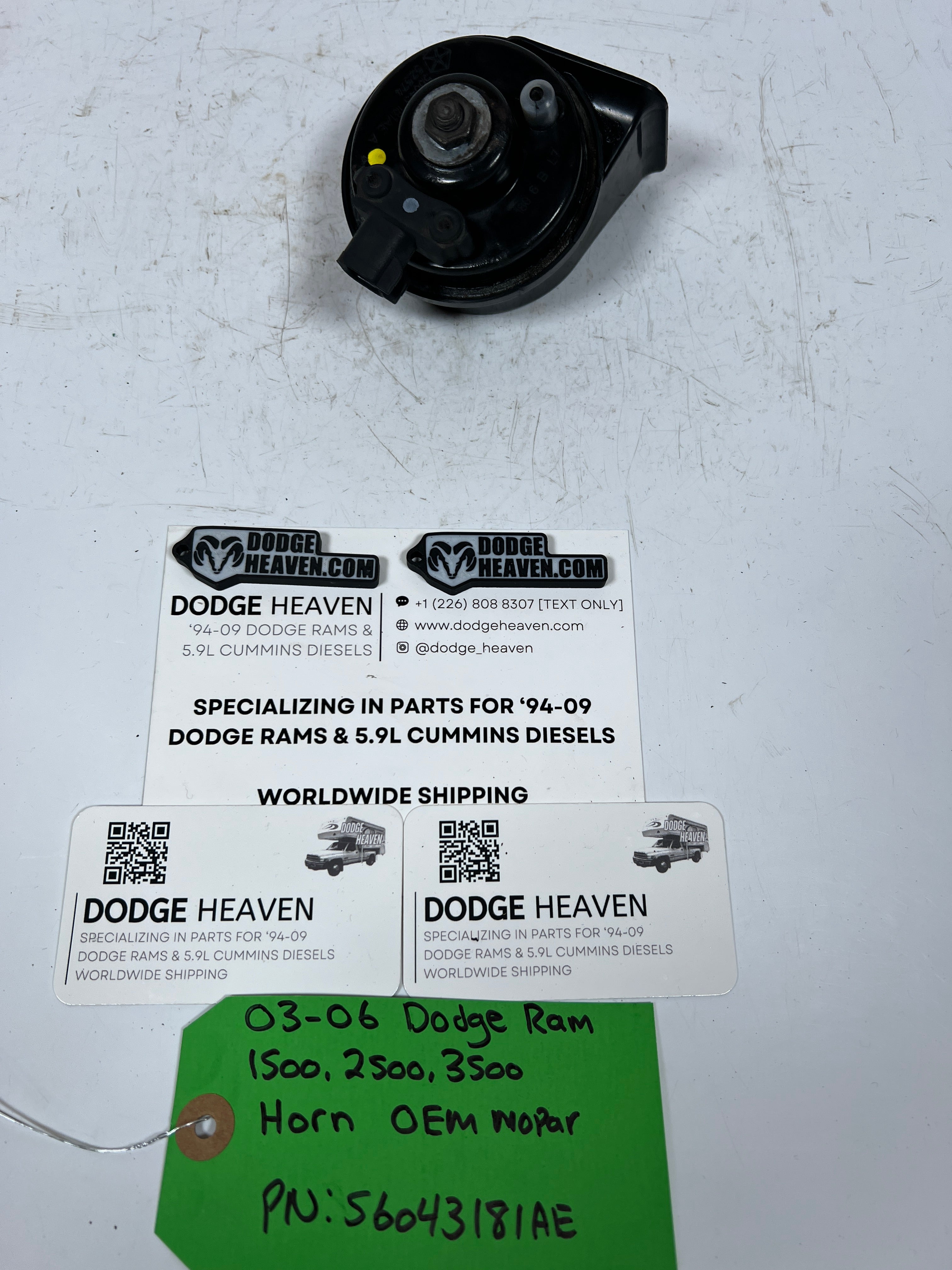 2003-2006 Dodge Ram 1500 2500 3500 Horn OEM Mopar