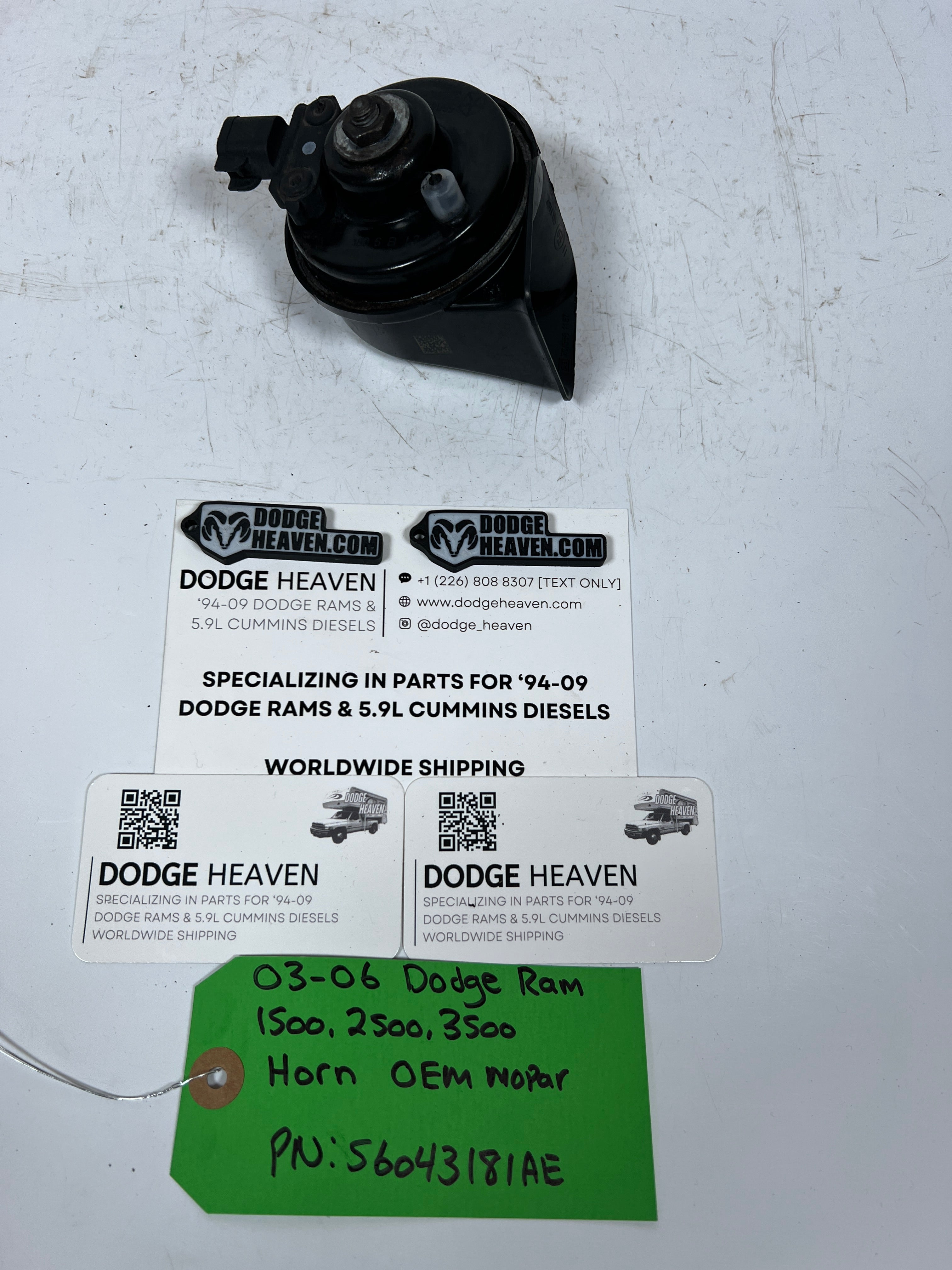 2003-2006 Dodge Ram 1500 2500 3500 Horn OEM Mopar