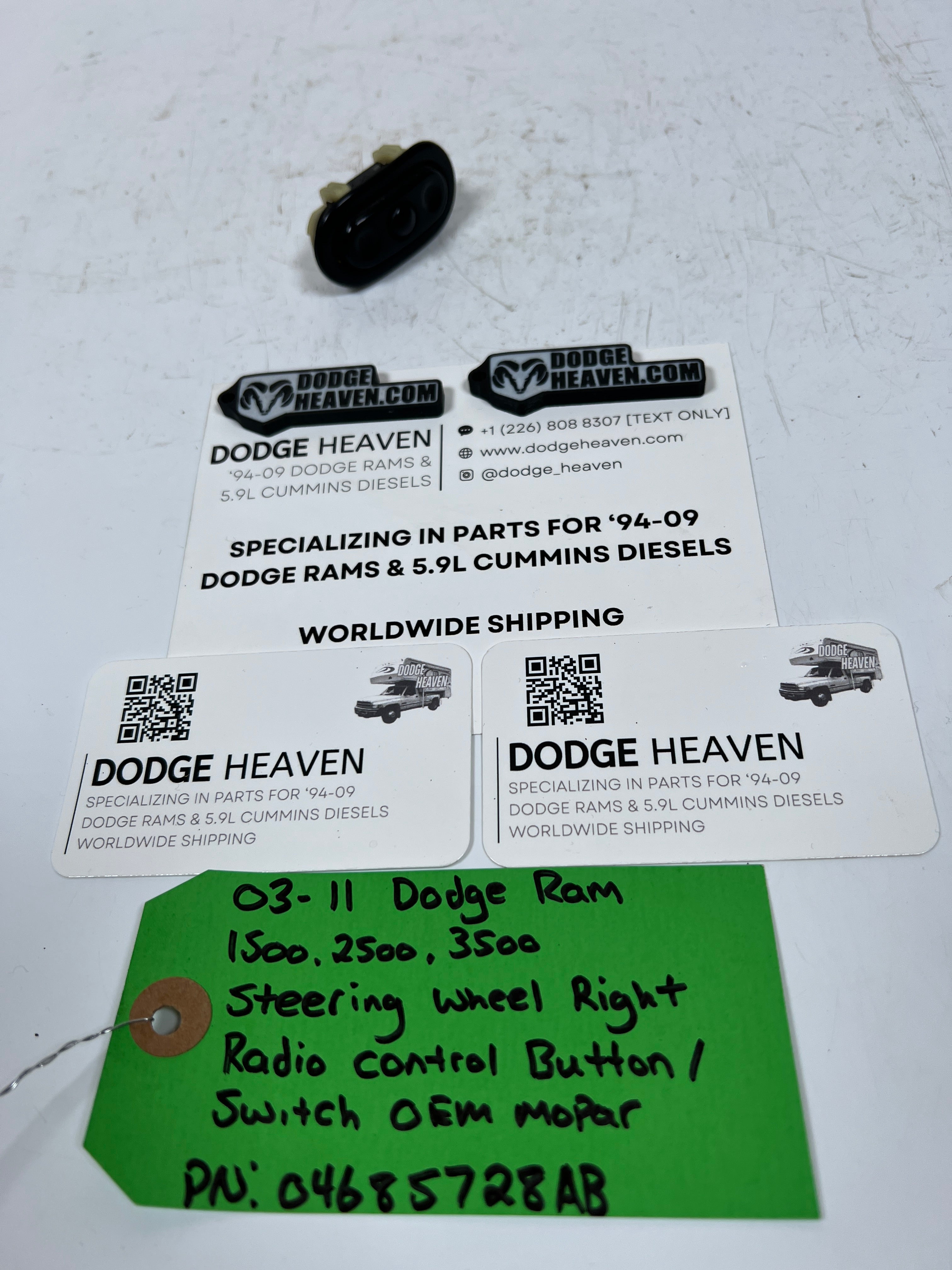 2003-2011 Dodge Ram Steering Wheel Radio Control Switch RH