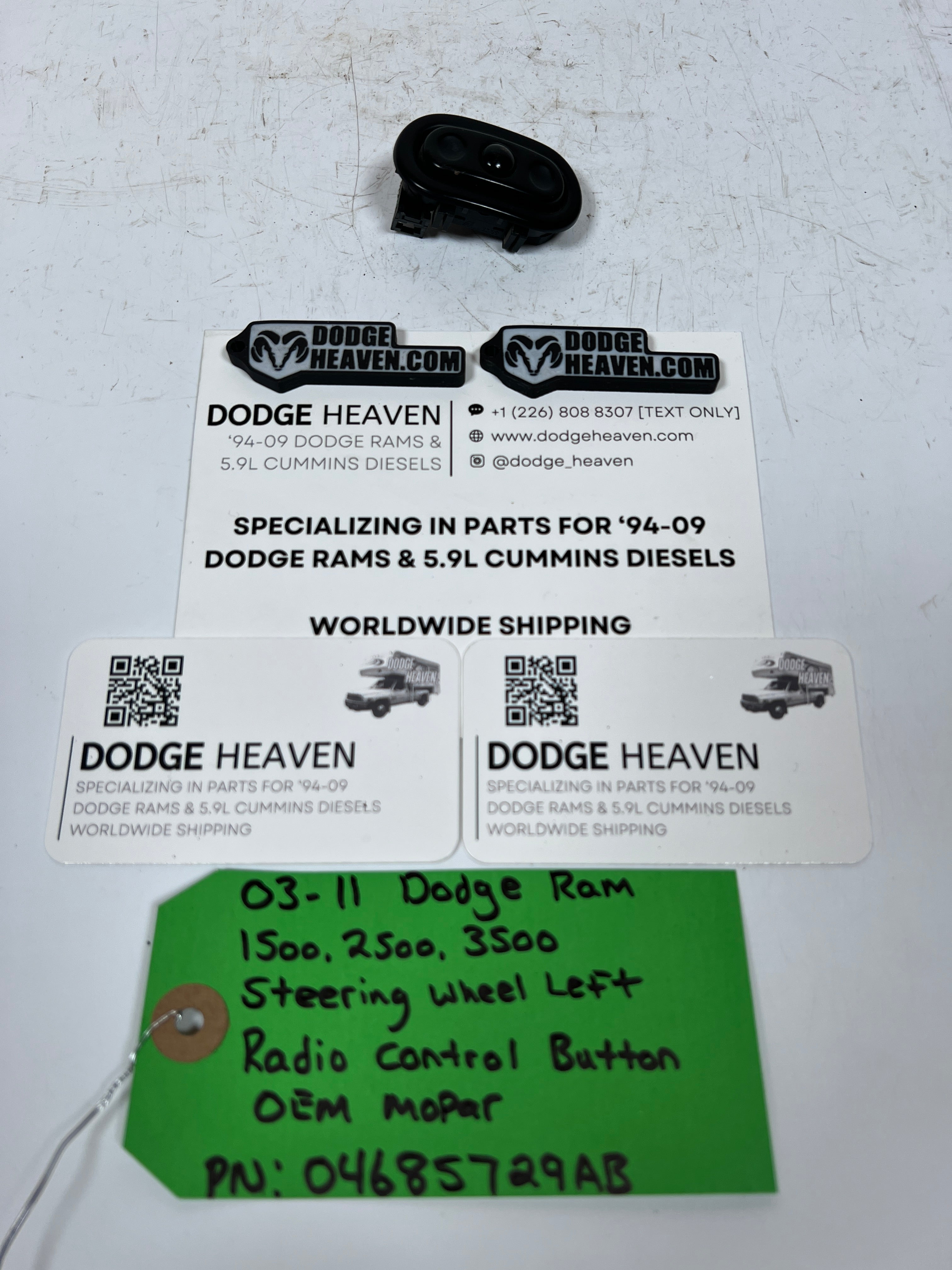 2003-2011 Dodge Ram Steering Wheel Radio Control Switch LH