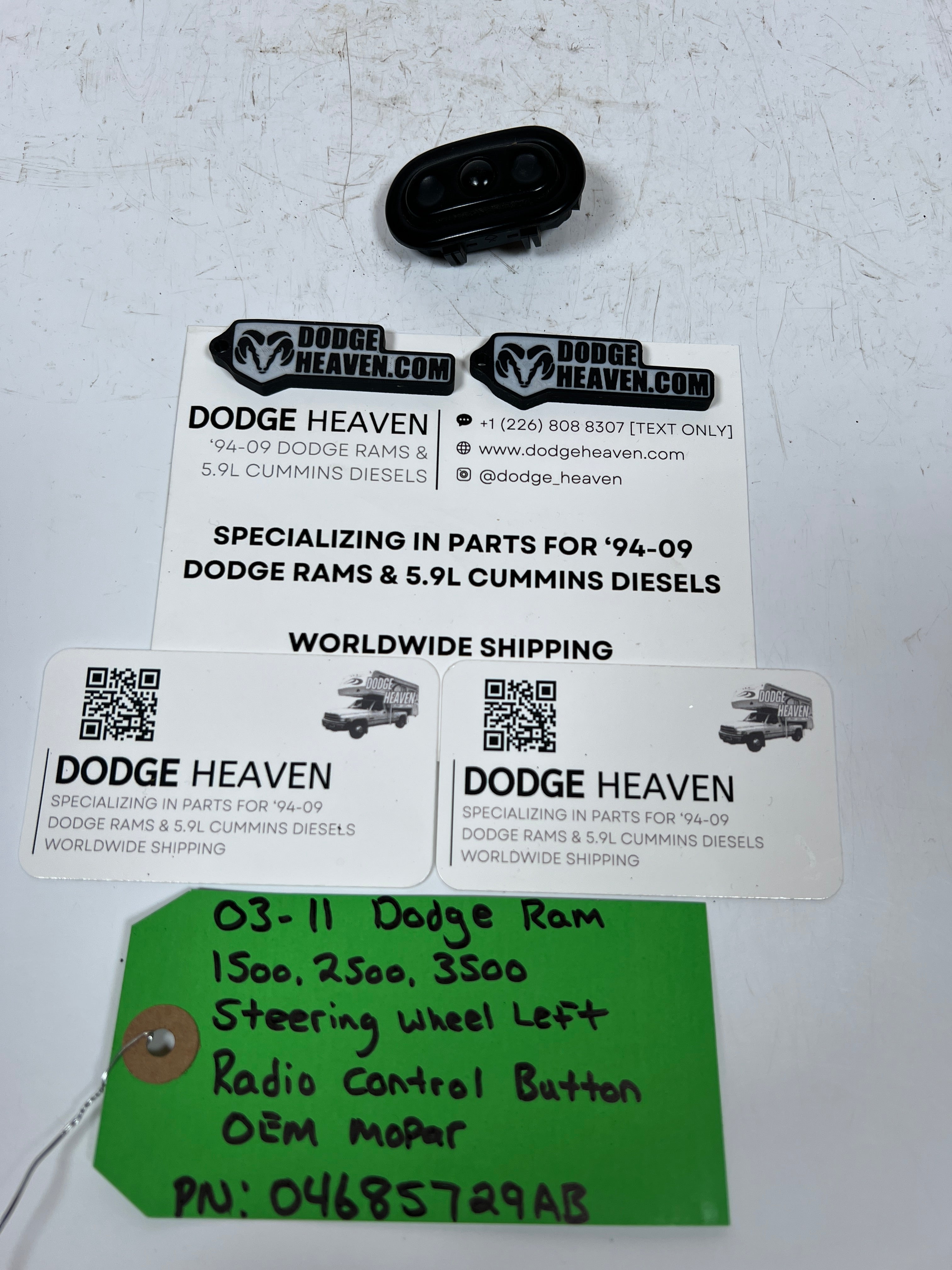 2003-2011 Dodge Ram Steering Wheel Radio Control Switch LH