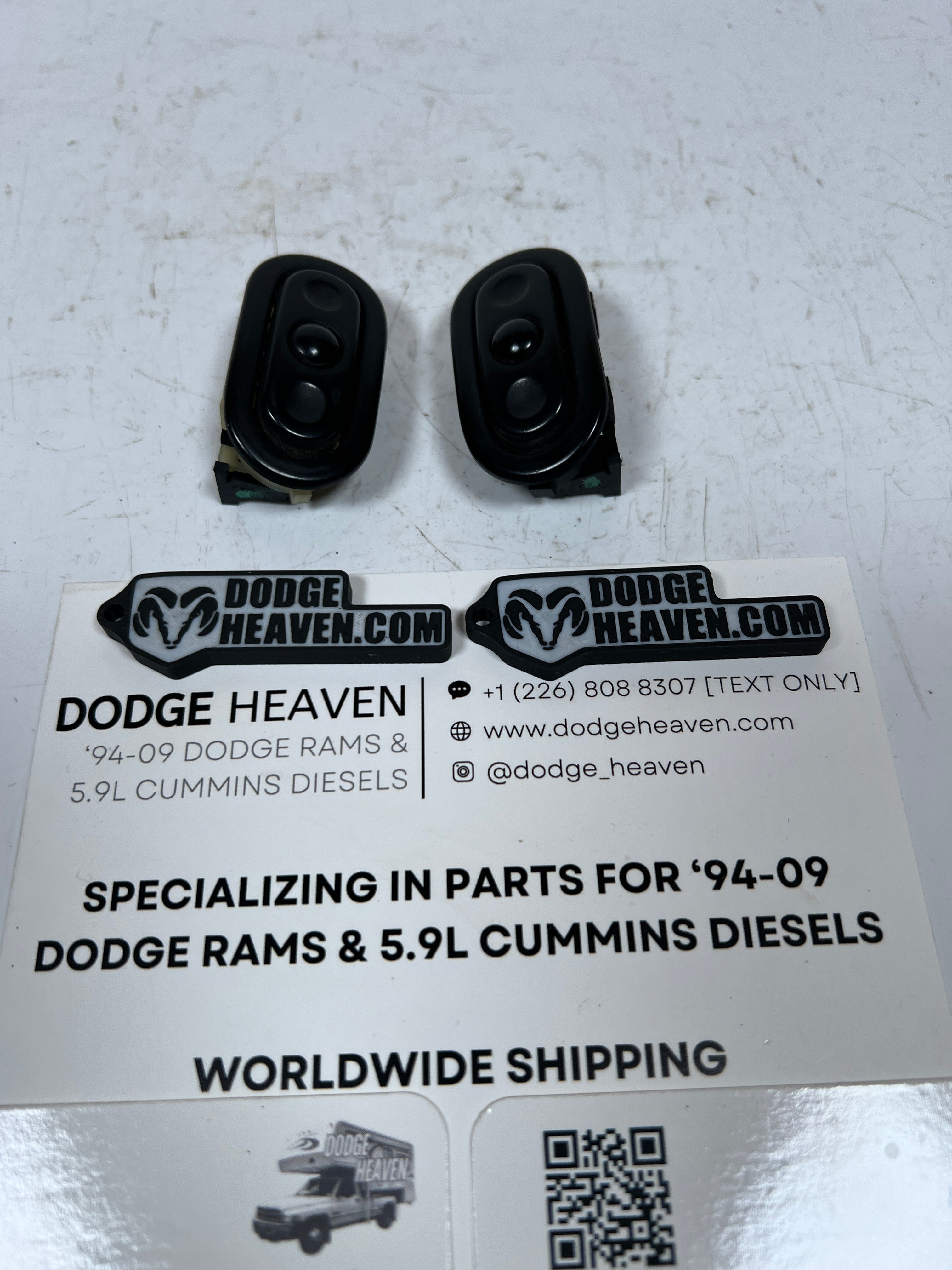 2003-2011 Dodge Ram Steering Wheel Radio Control Switch Pair RH & LH