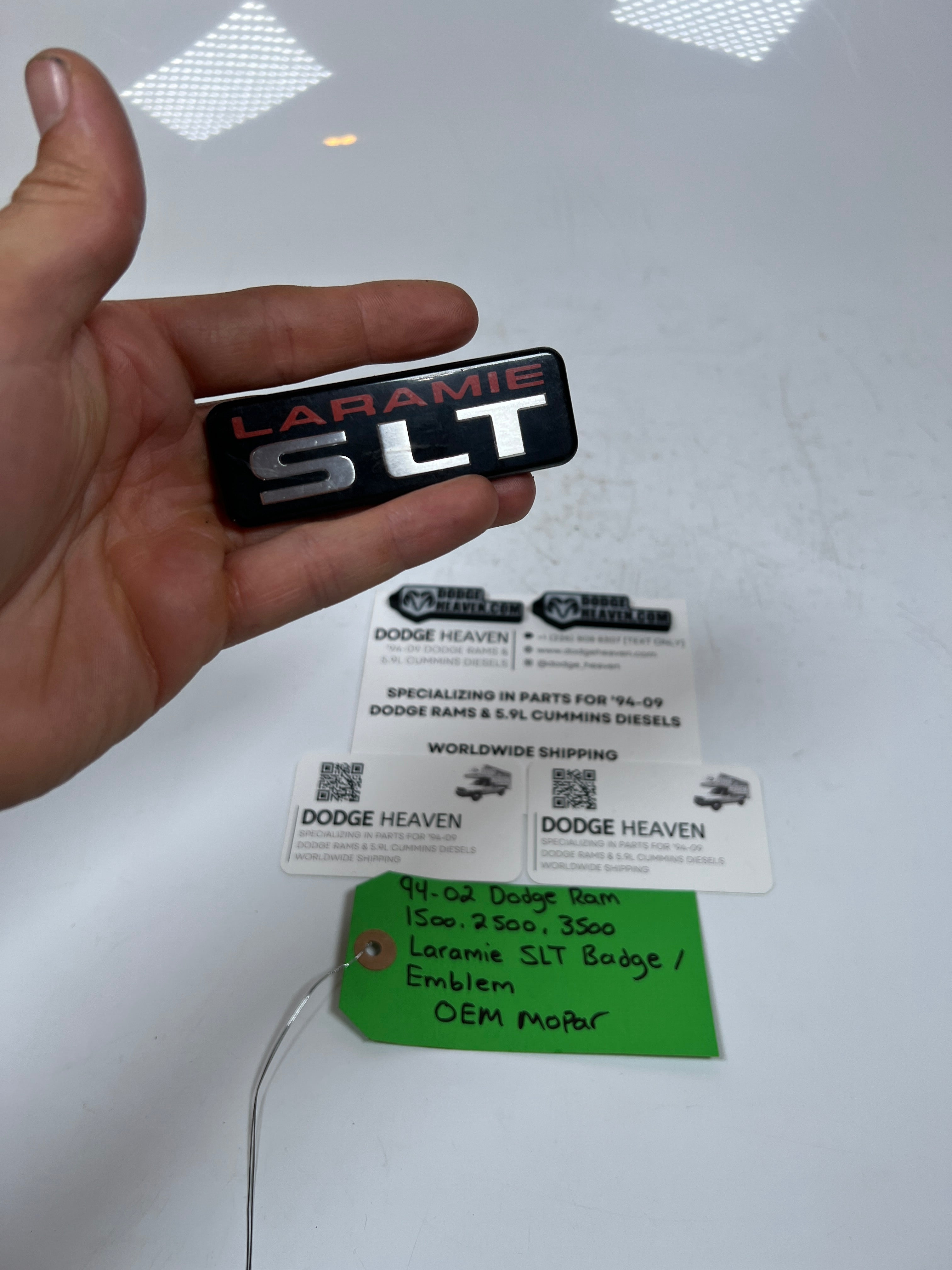 1994-2003 Dodge Ram Laramie SLT Badge / Emblem