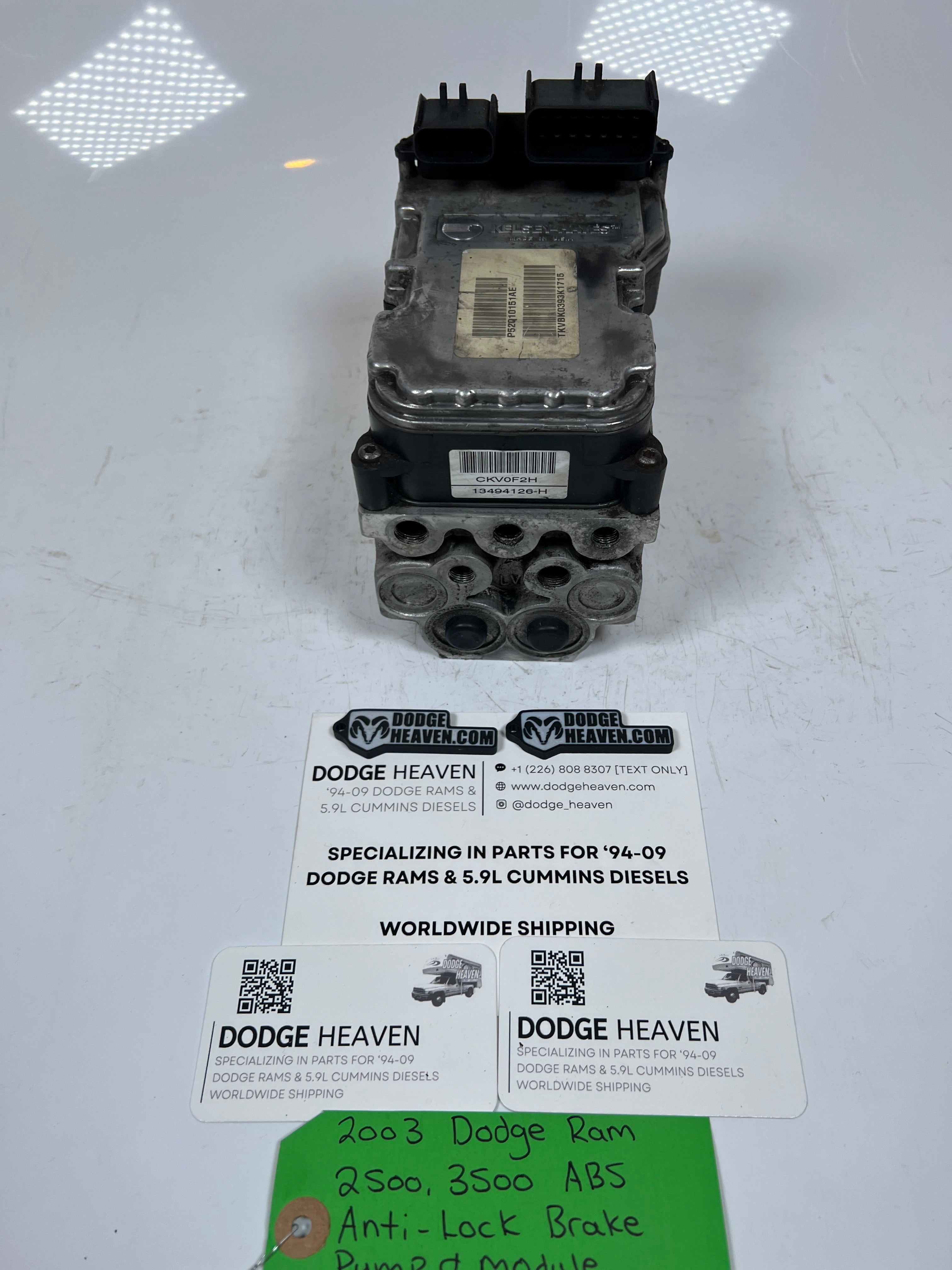 2003-2003 Dodge Ram 2500 3500 ABS Anti-Lock Brake Pump & Module