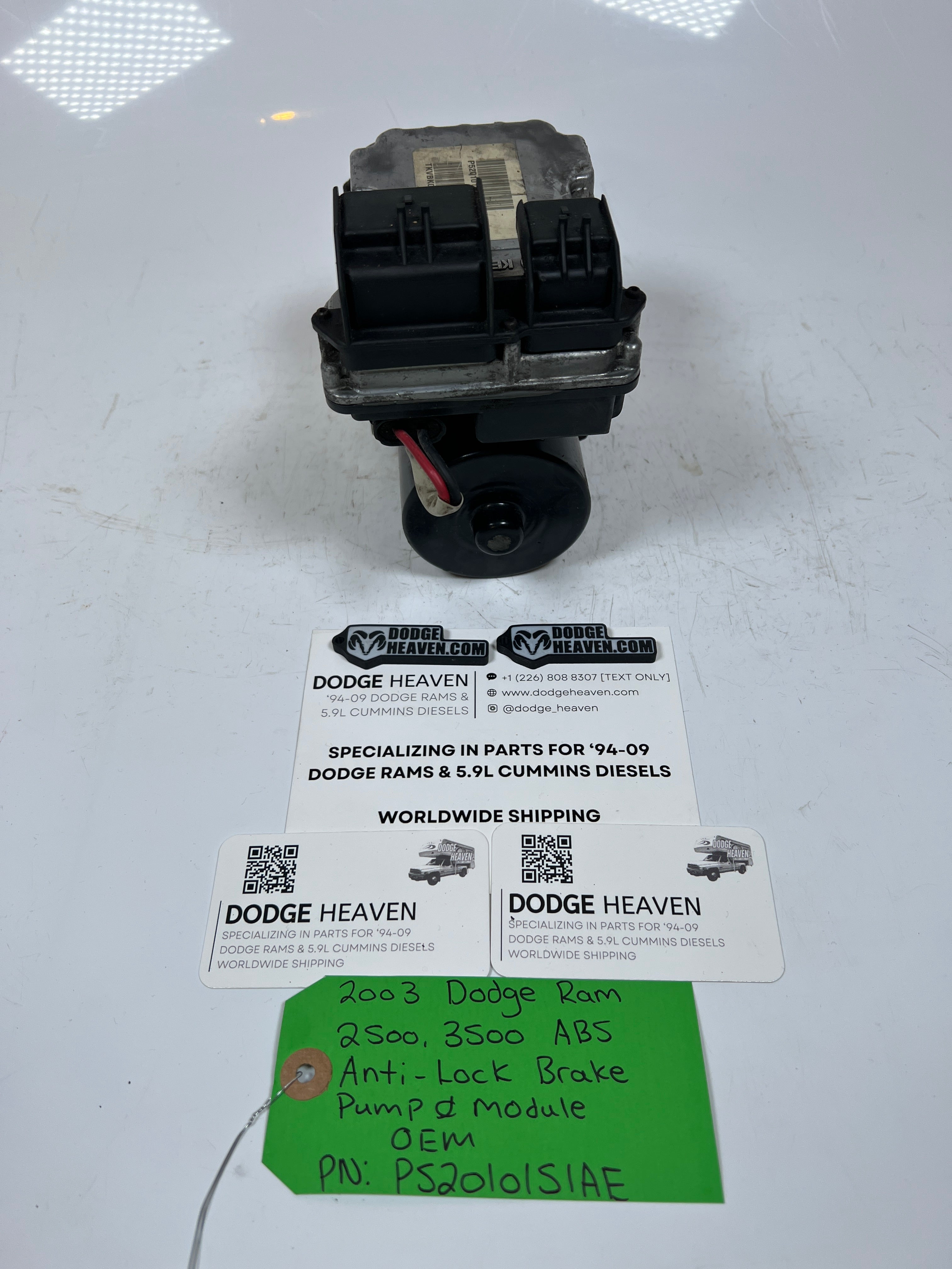 2003-2003 Dodge Ram 2500 3500 ABS Anti-Lock Brake Pump & Module