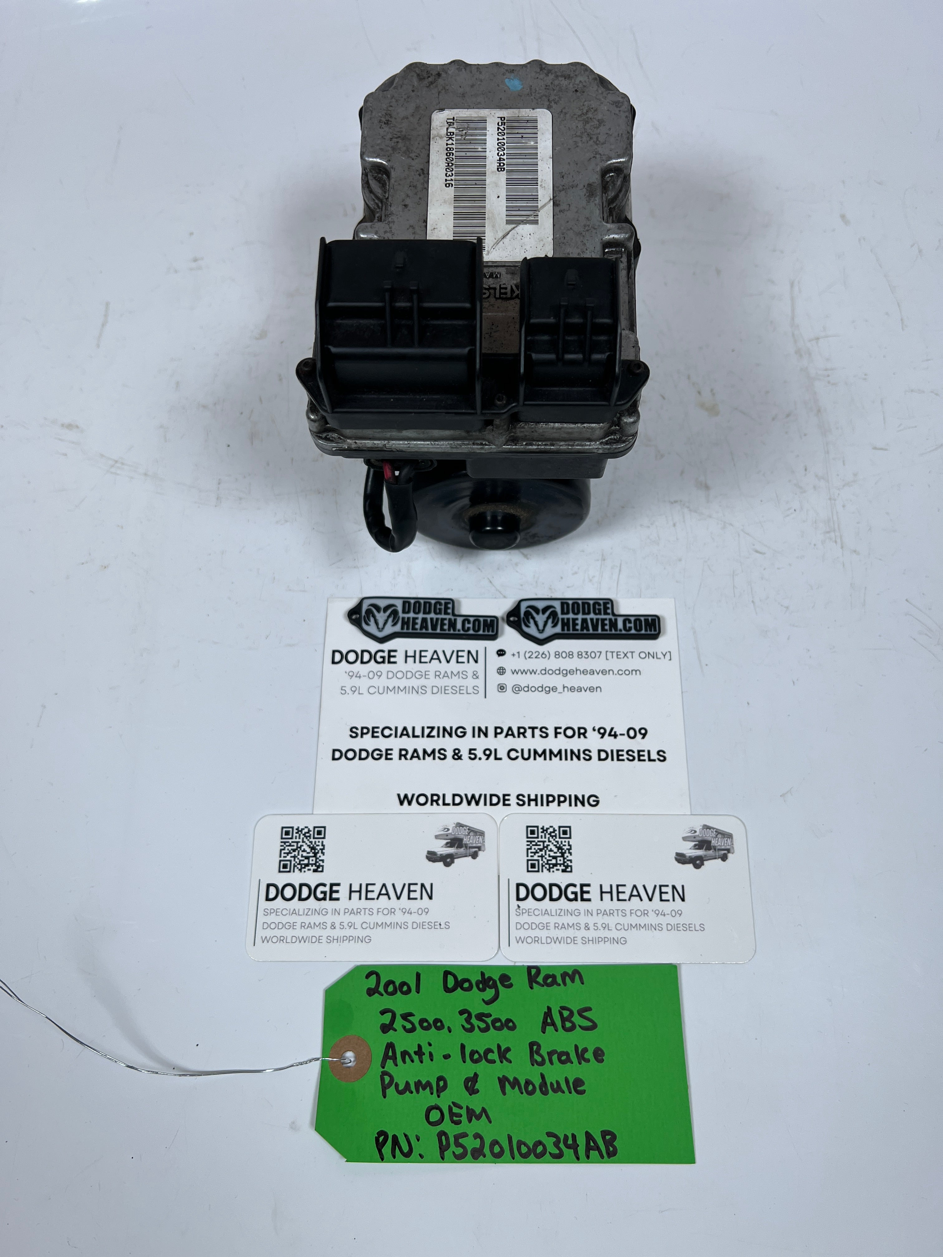 2001-2001 Dodge Ram 2500 3500 ABS Anti-Lock Brake Module & Pump