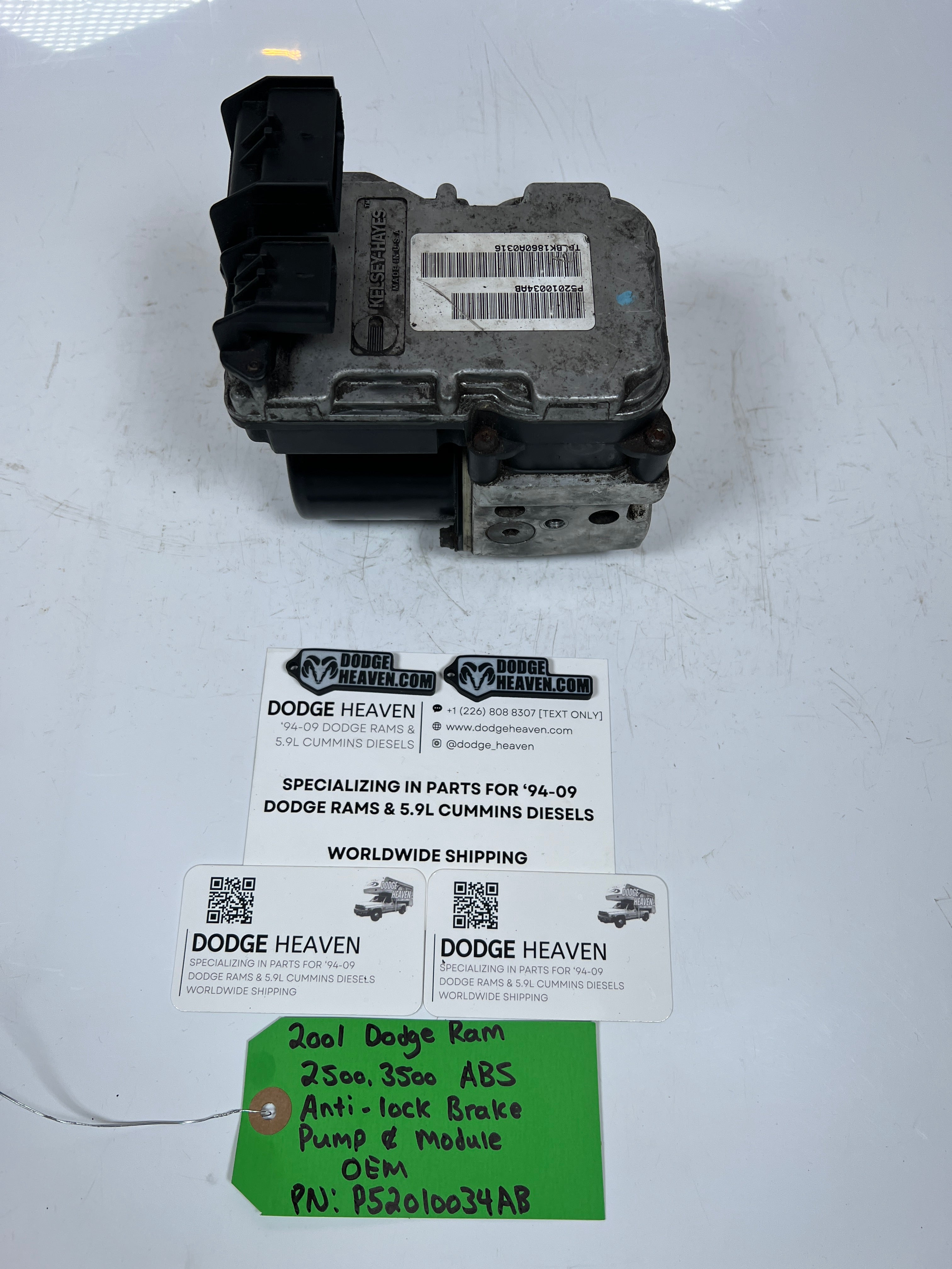 2001-2001 Dodge Ram 2500 3500 ABS Anti-Lock Brake Module & Pump