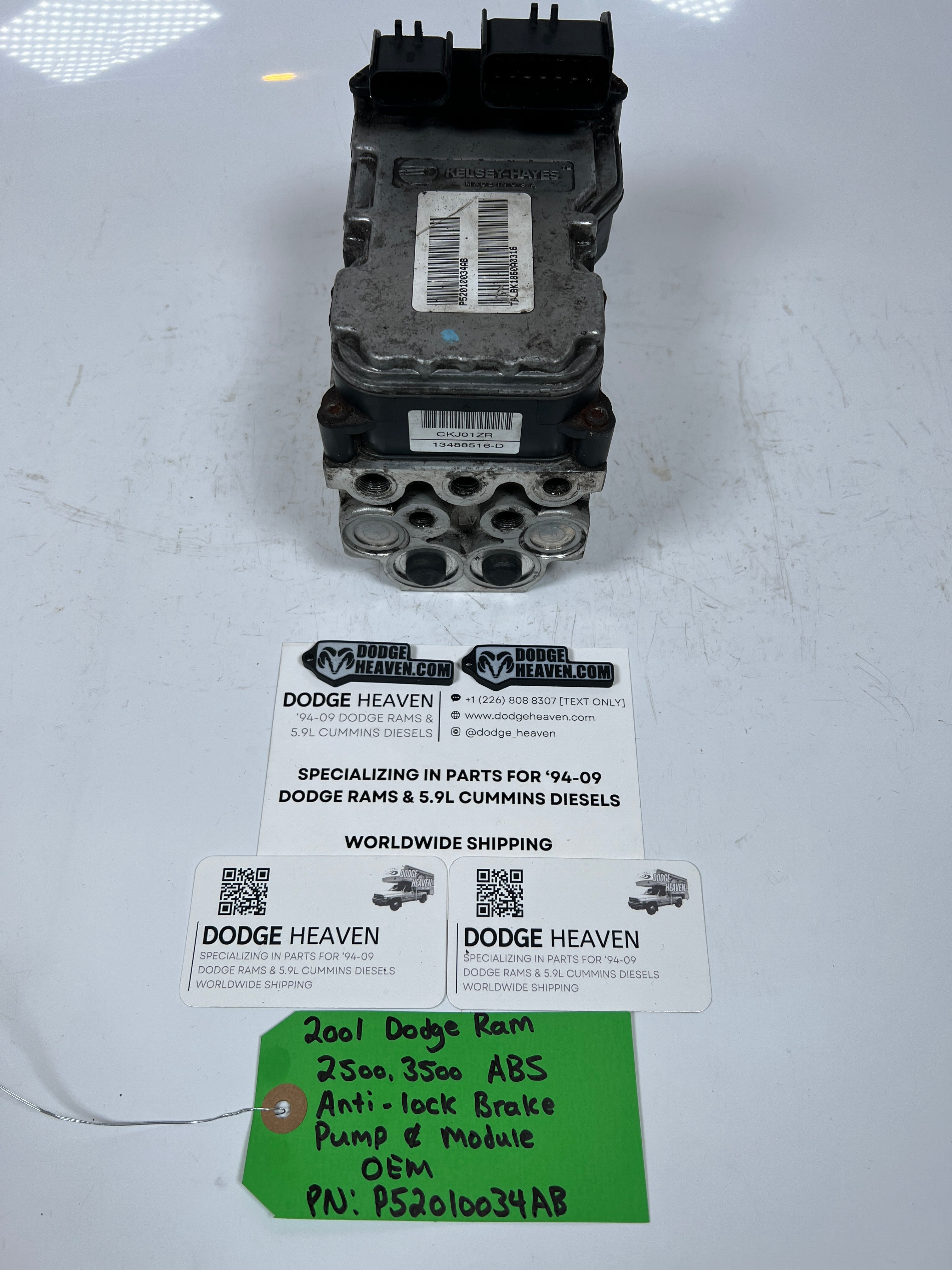2001-2001 Dodge Ram 2500 3500 ABS Anti-Lock Brake Module & Pump