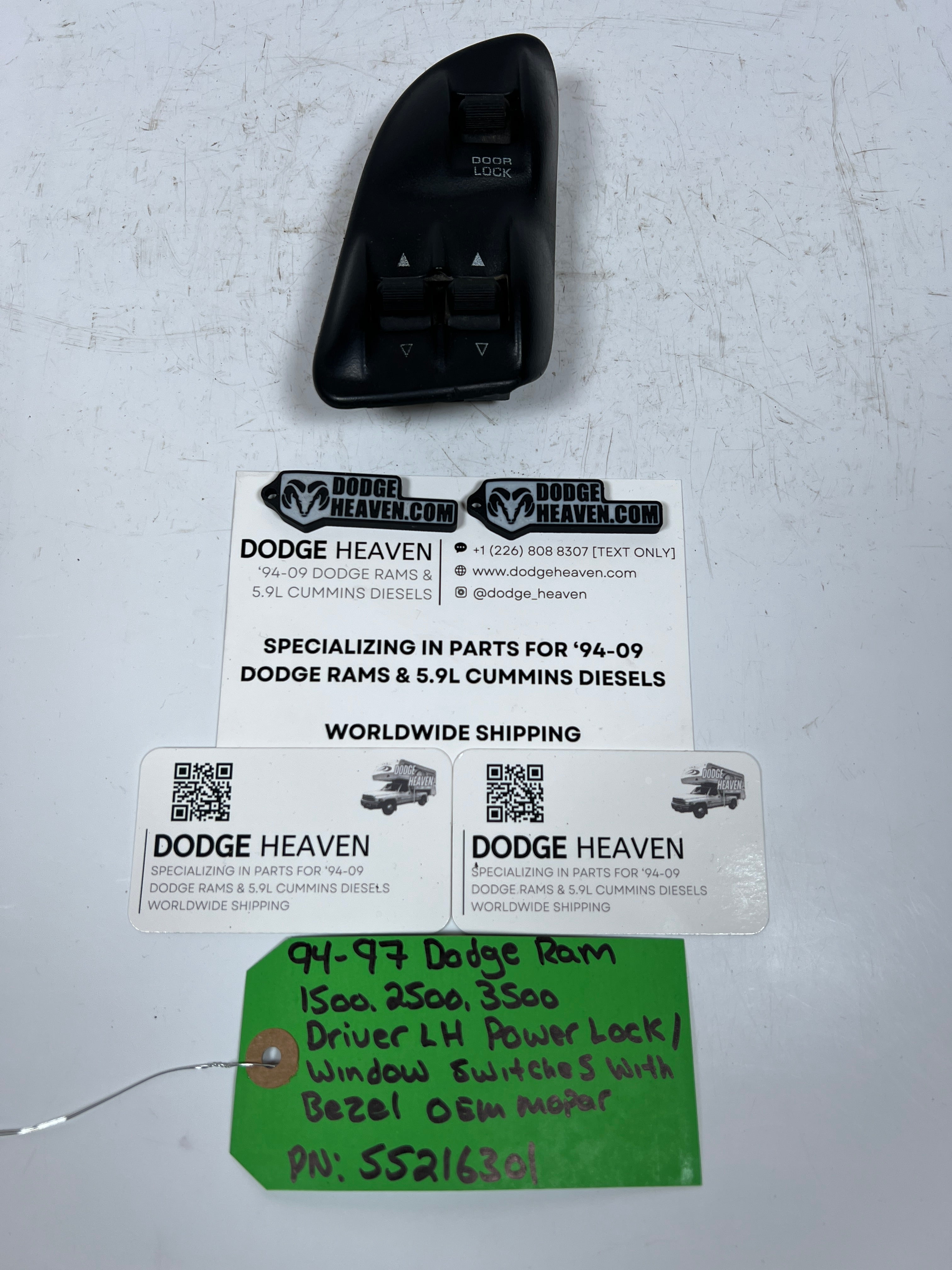 1994-1997 Dodge Ram Driver Master Power Window & Lock Switch