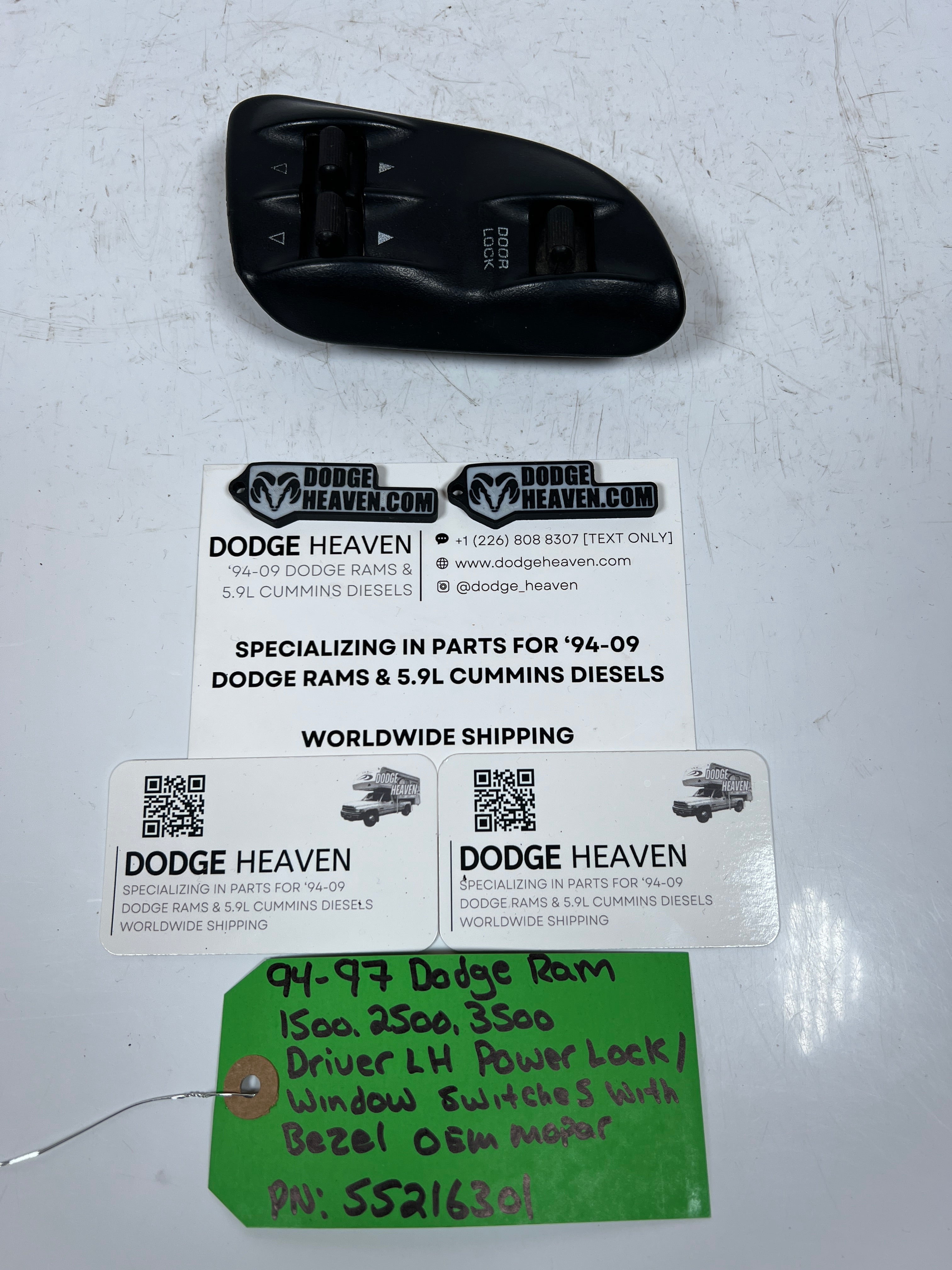 1994-1997 Dodge Ram Driver Master Power Window & Lock Switch