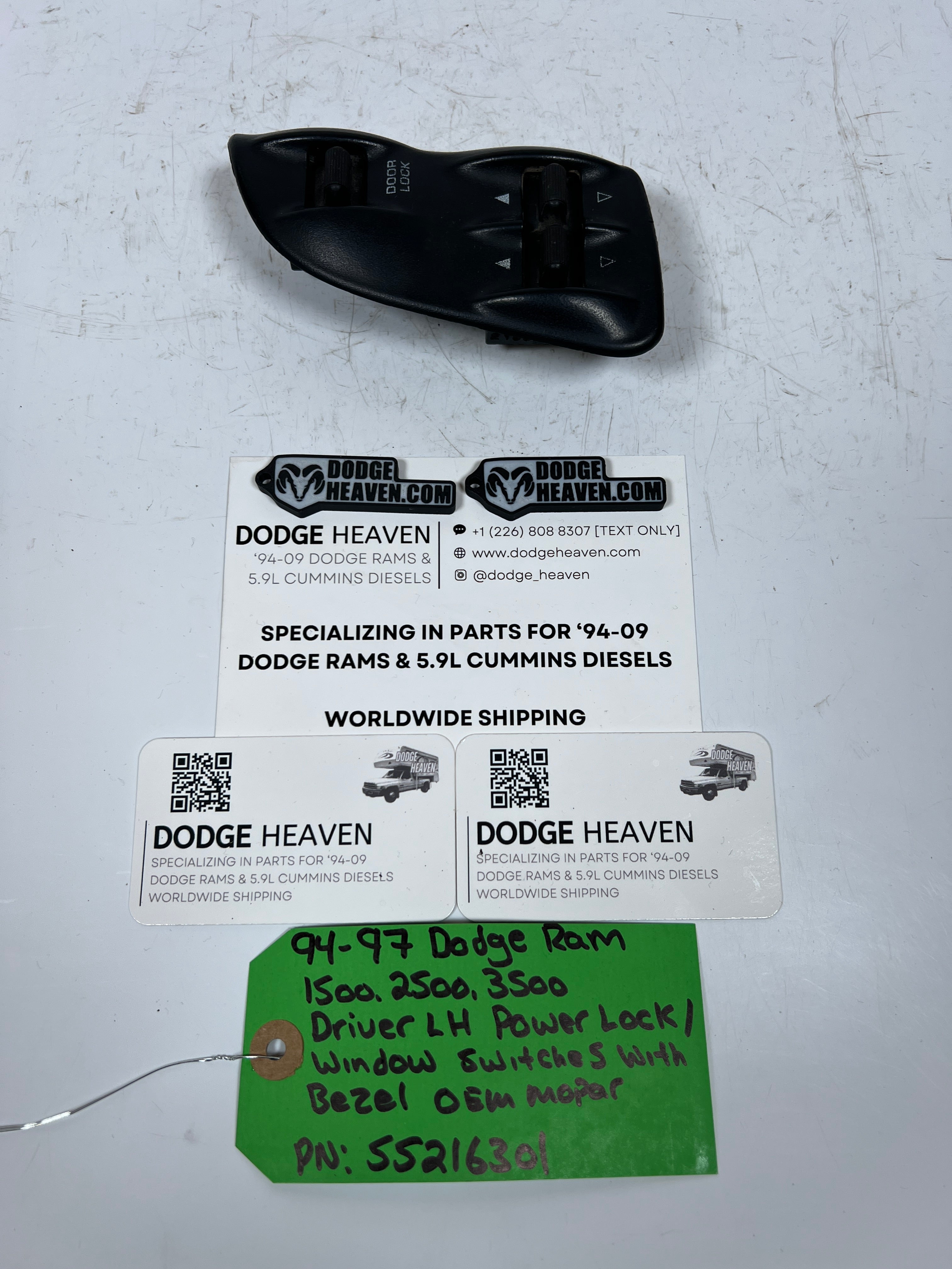 1994-1997 Dodge Ram Driver Master Power Window & Lock Switch