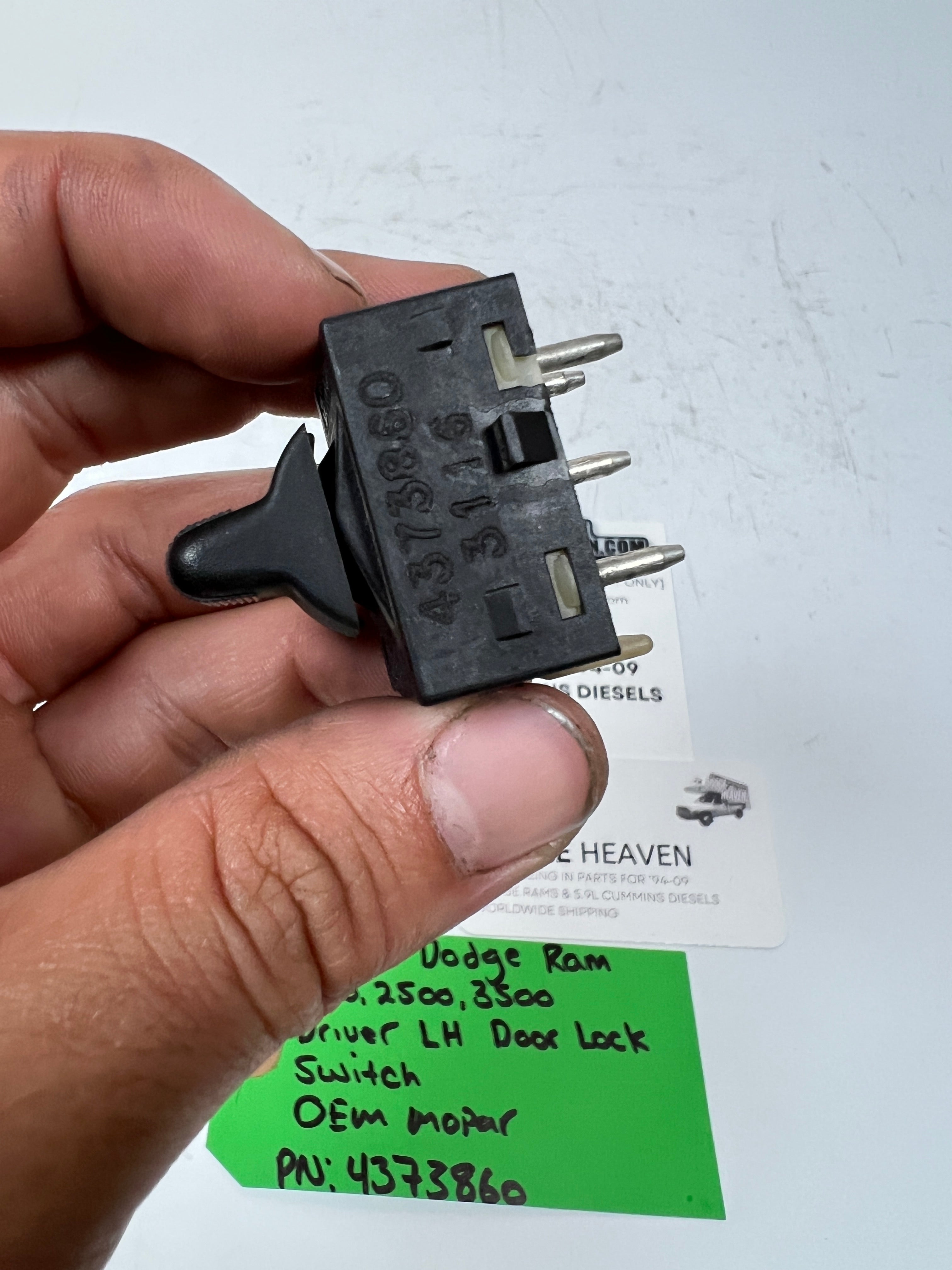 1994-1997 Dodge Ram Driver LH Door Lock Switch OEM Mopar