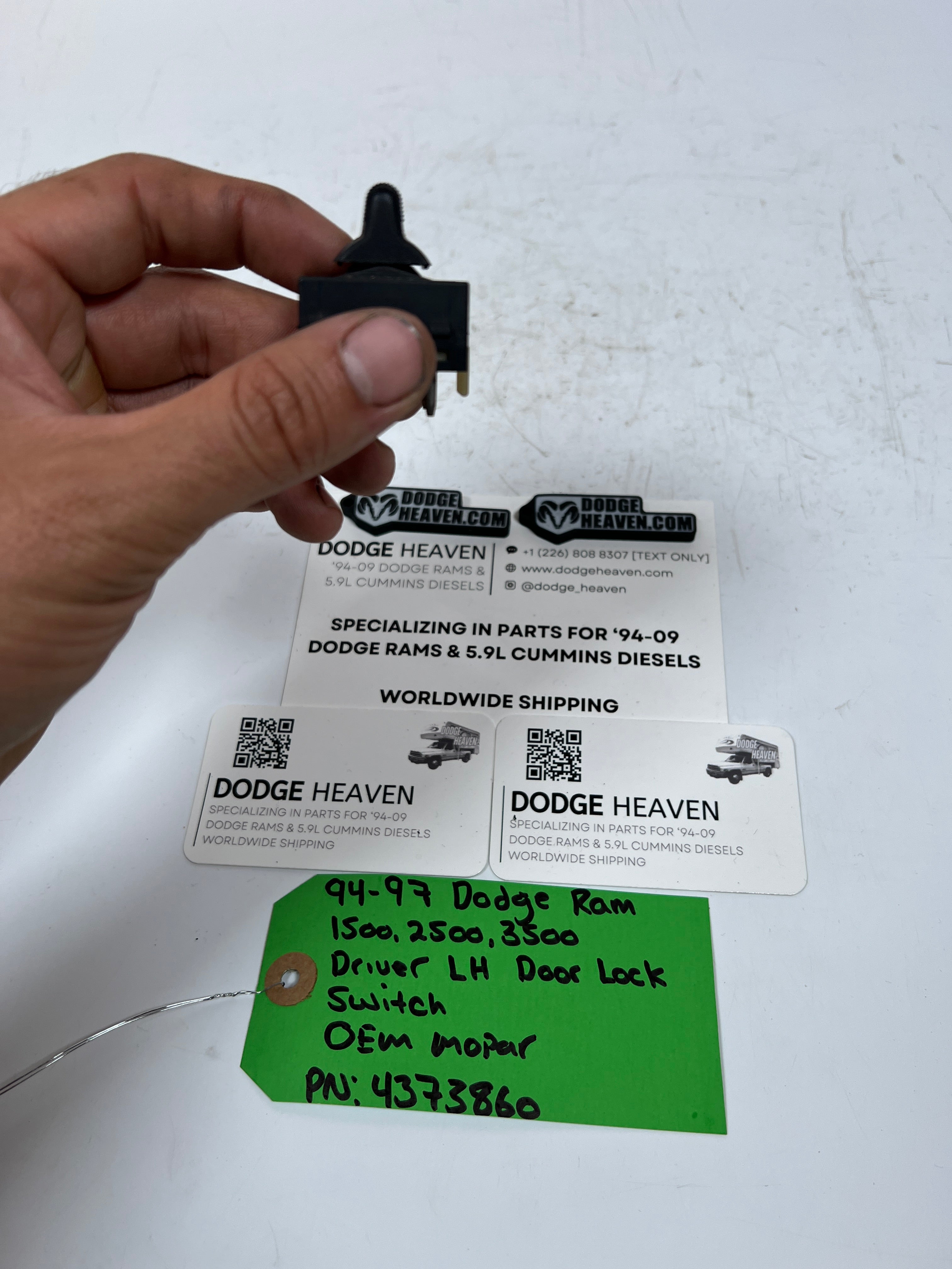 1994-1997 Dodge Ram Driver LH Door Lock Switch OEM Mopar