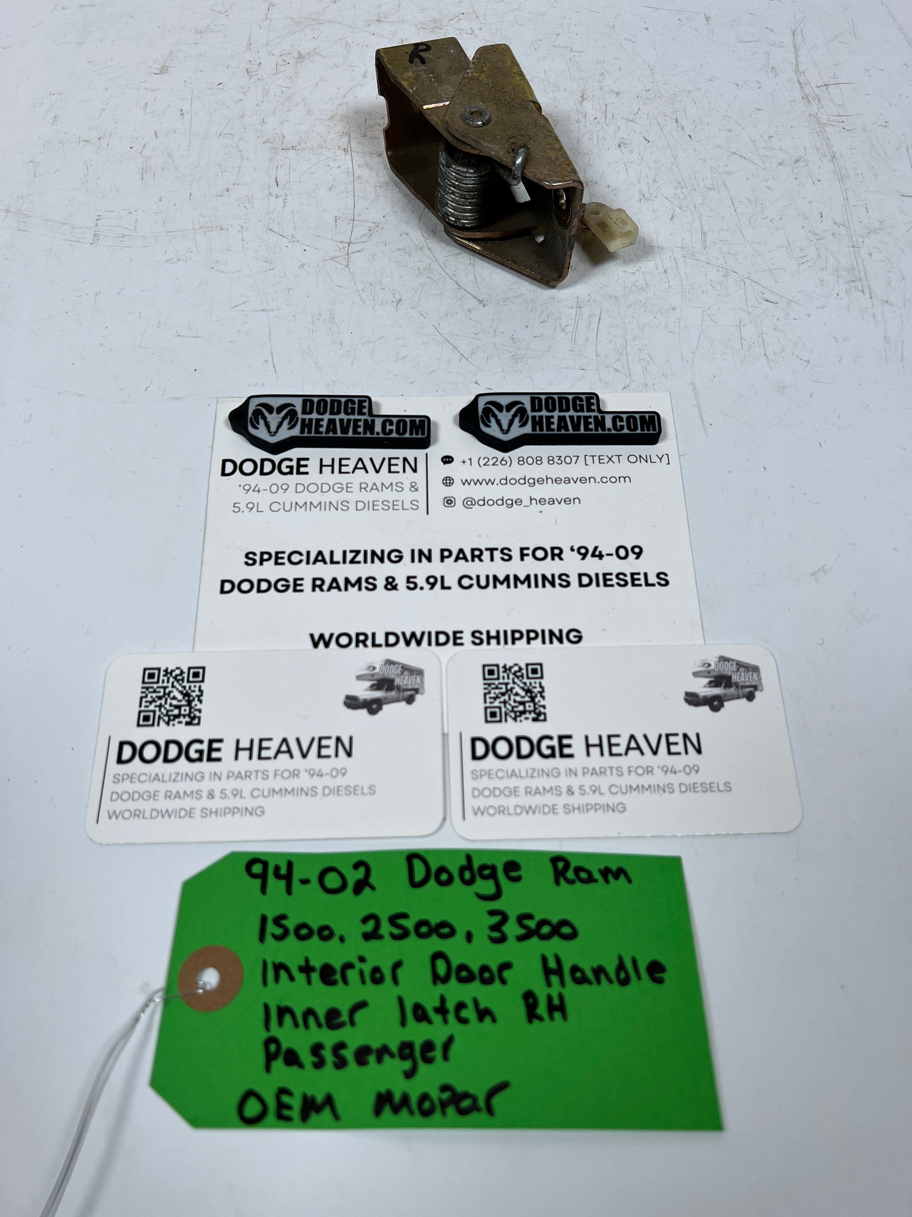 1994-2002 Dodge Ram Interior Inner Door handle Latch RH Passenger