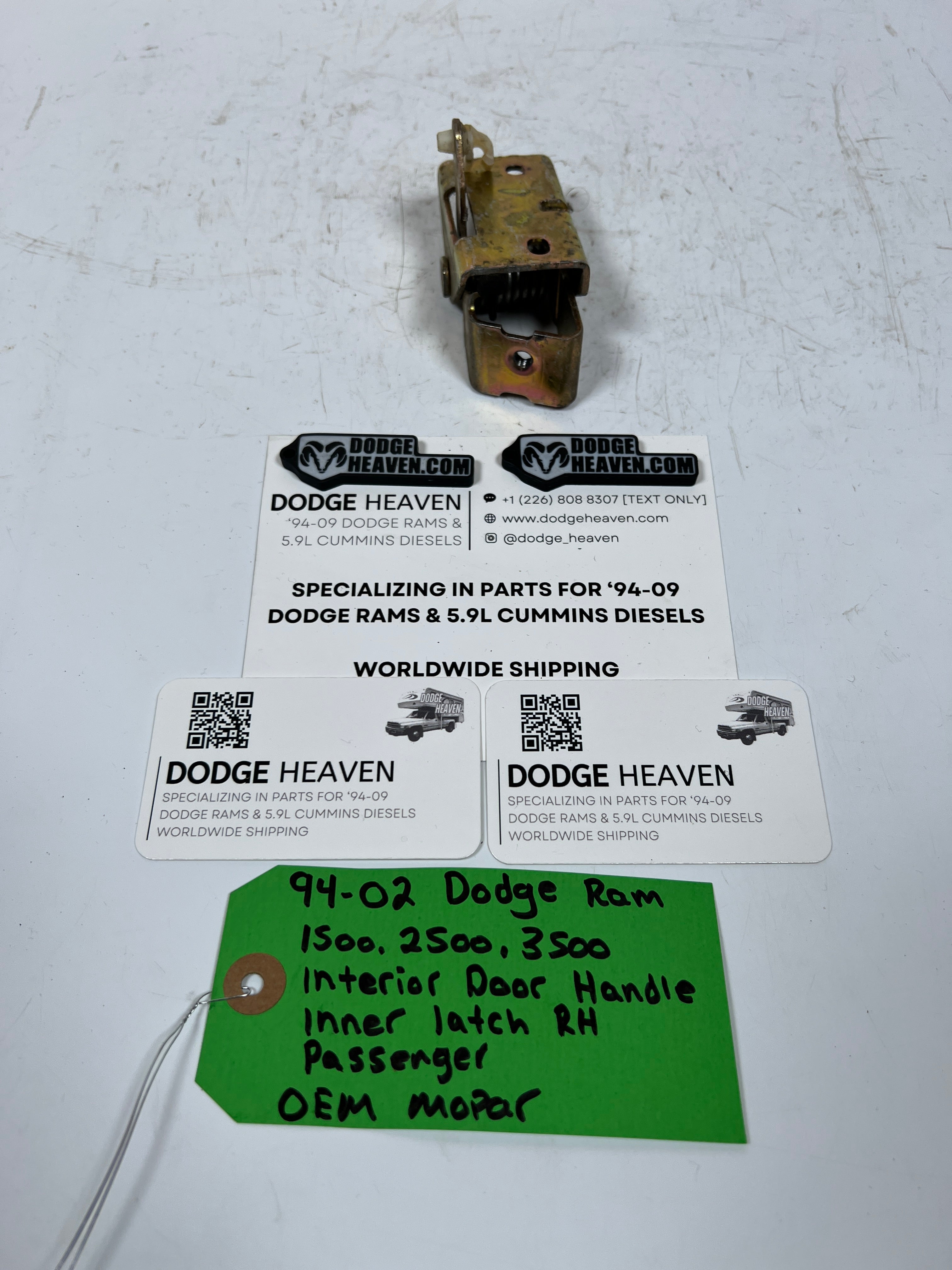 1994-2002 Dodge Ram Interior Inner Door handle Latch RH Passenger