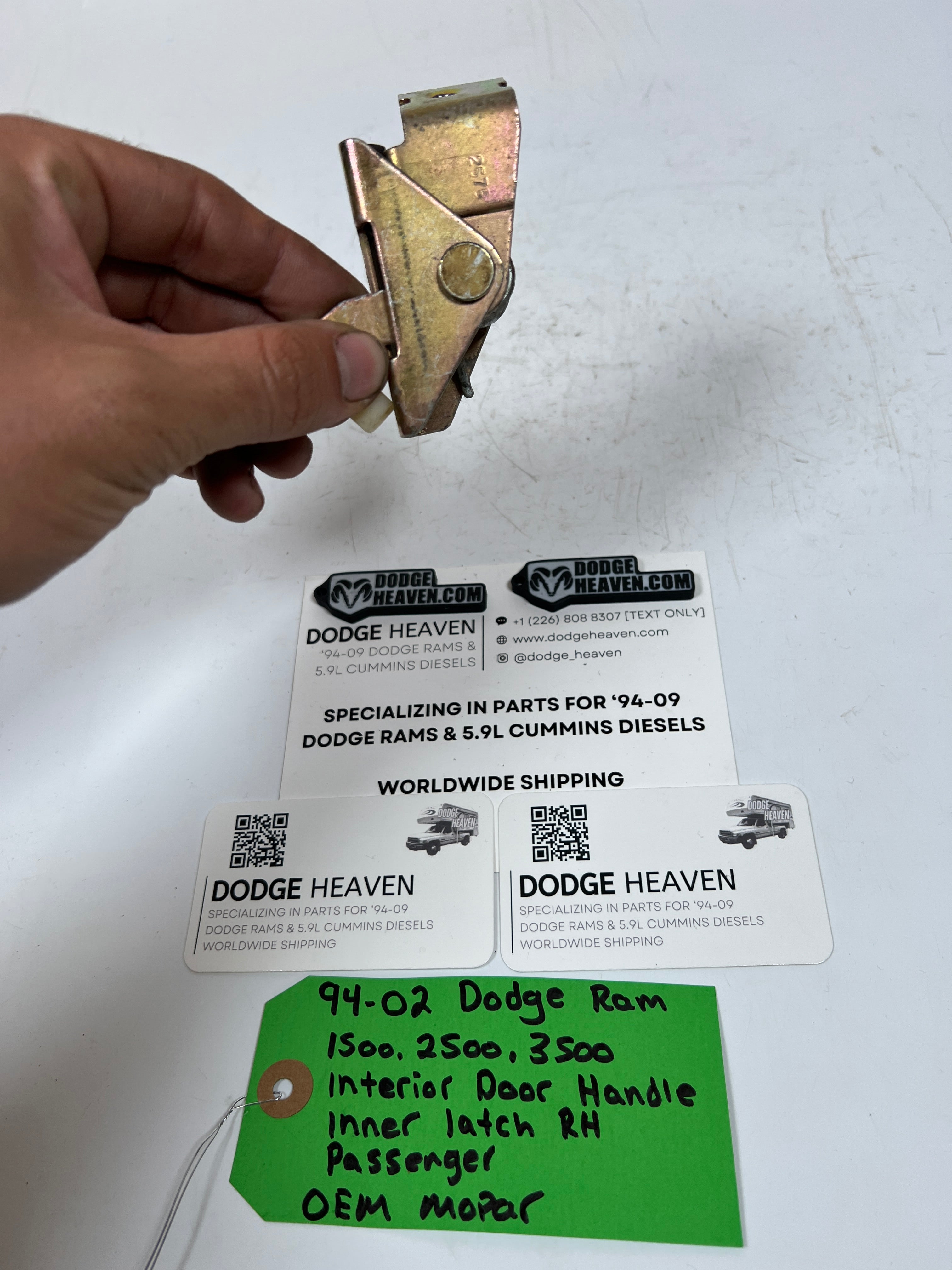 1994-2002 Dodge Ram Interior Inner Door handle Latch RH Passenger