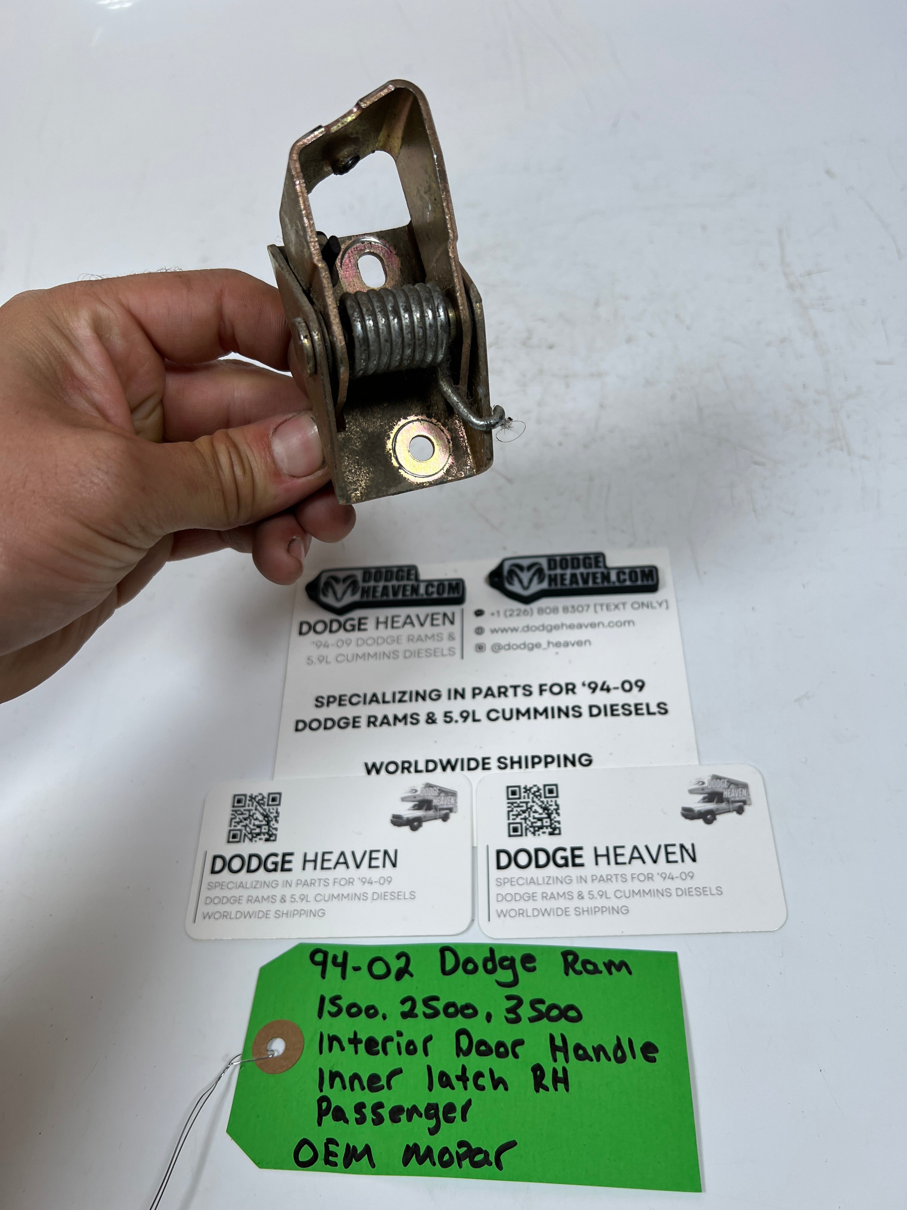 1994-2002 Dodge Ram Interior Inner Door handle Latch RH Passenger
