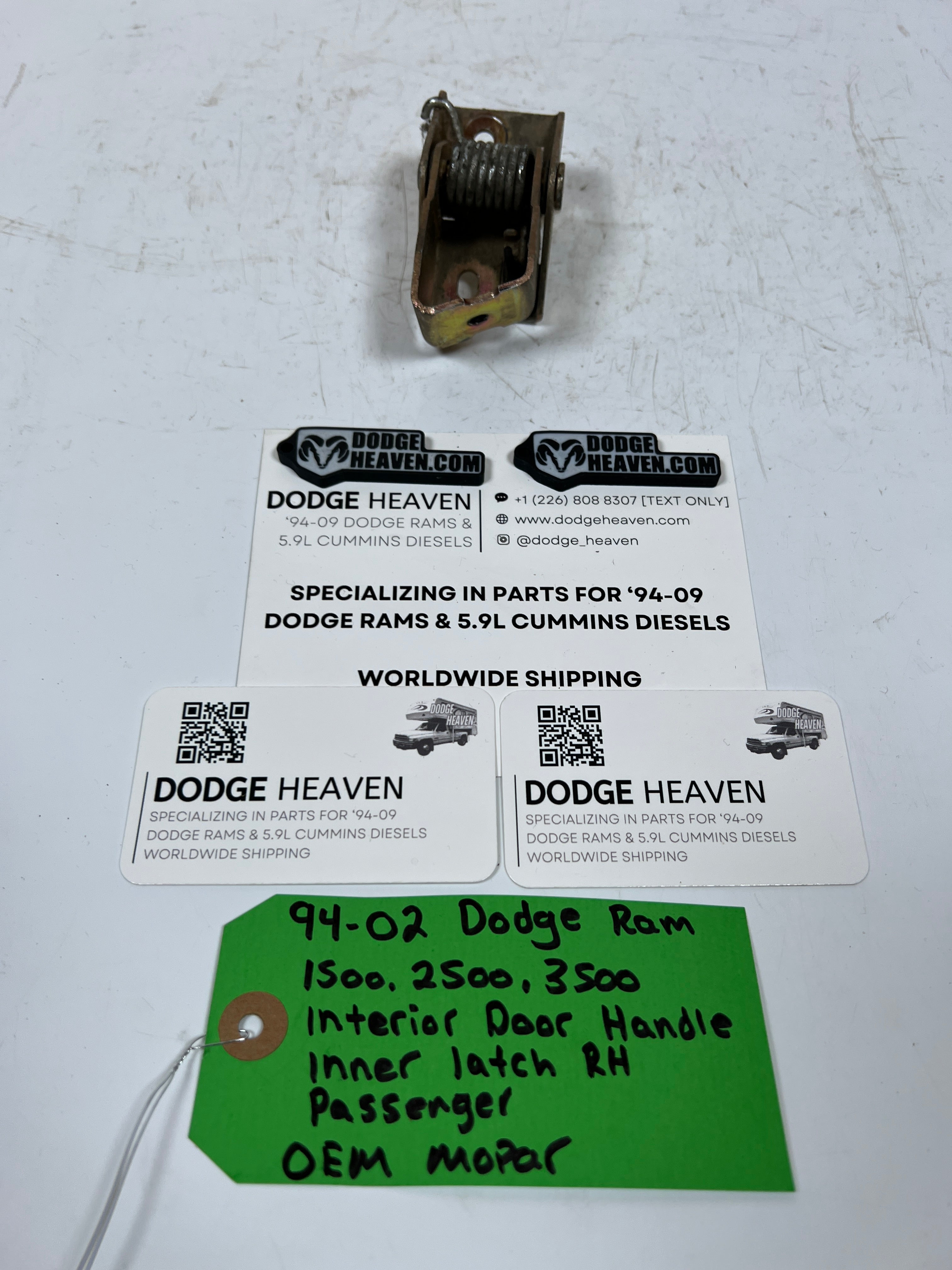 1994-2002 Dodge Ram Interior Inner Door handle Latch RH Passenger