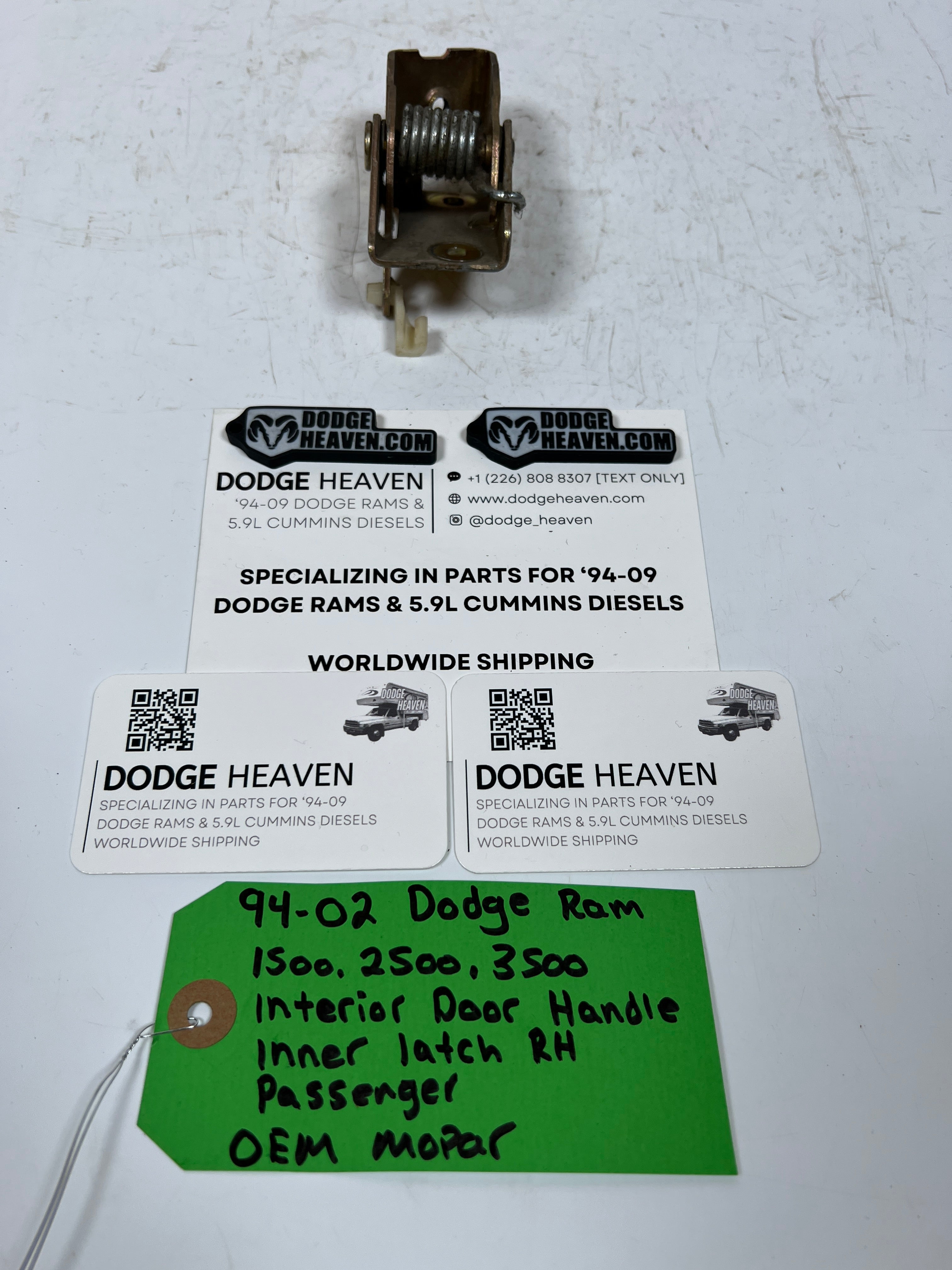 1994-2002 Dodge Ram Interior Inner Door handle Latch RH Passenger
