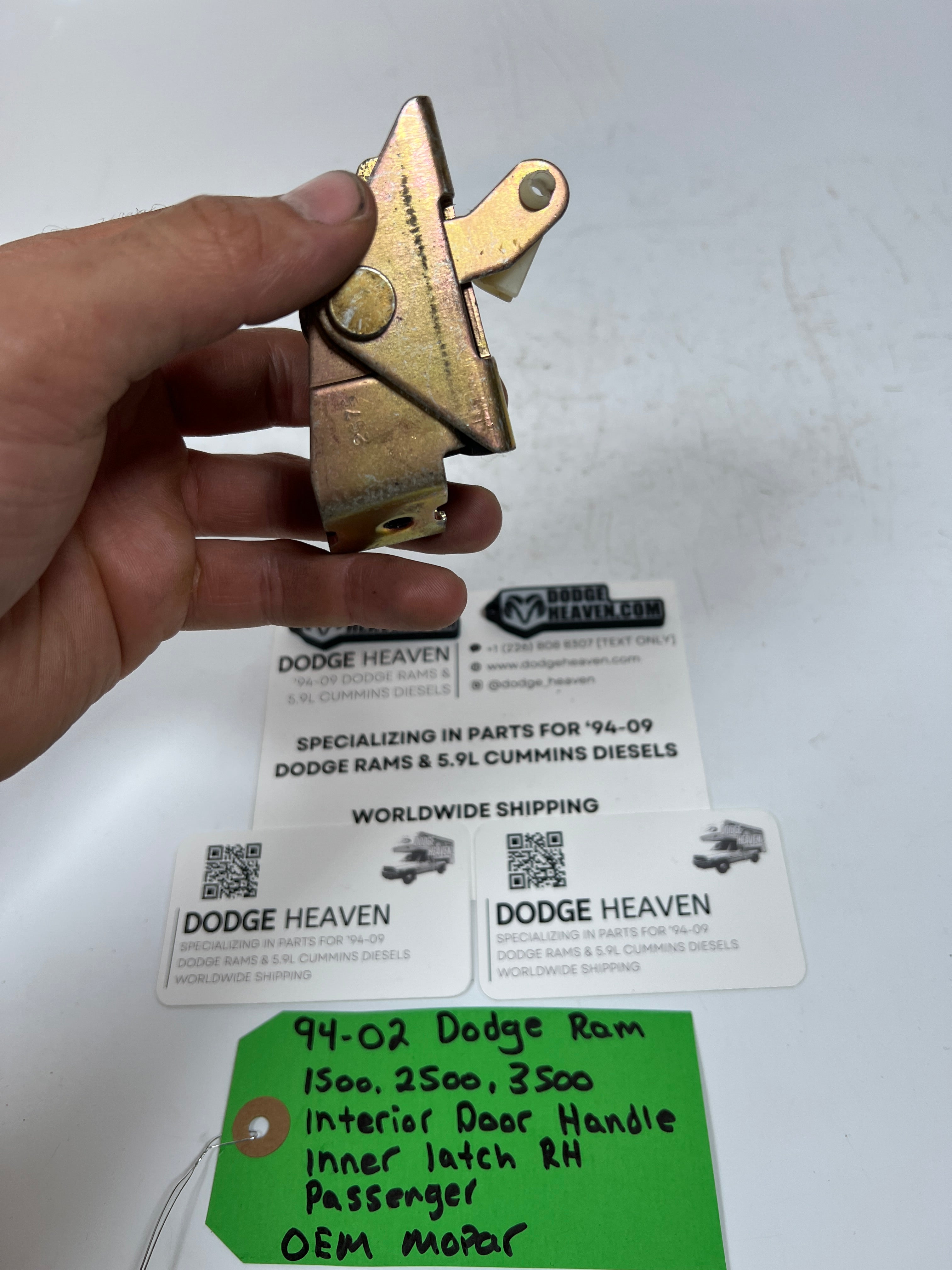 1994-2002 Dodge Ram Interior Inner Door handle Latch RH Passenger