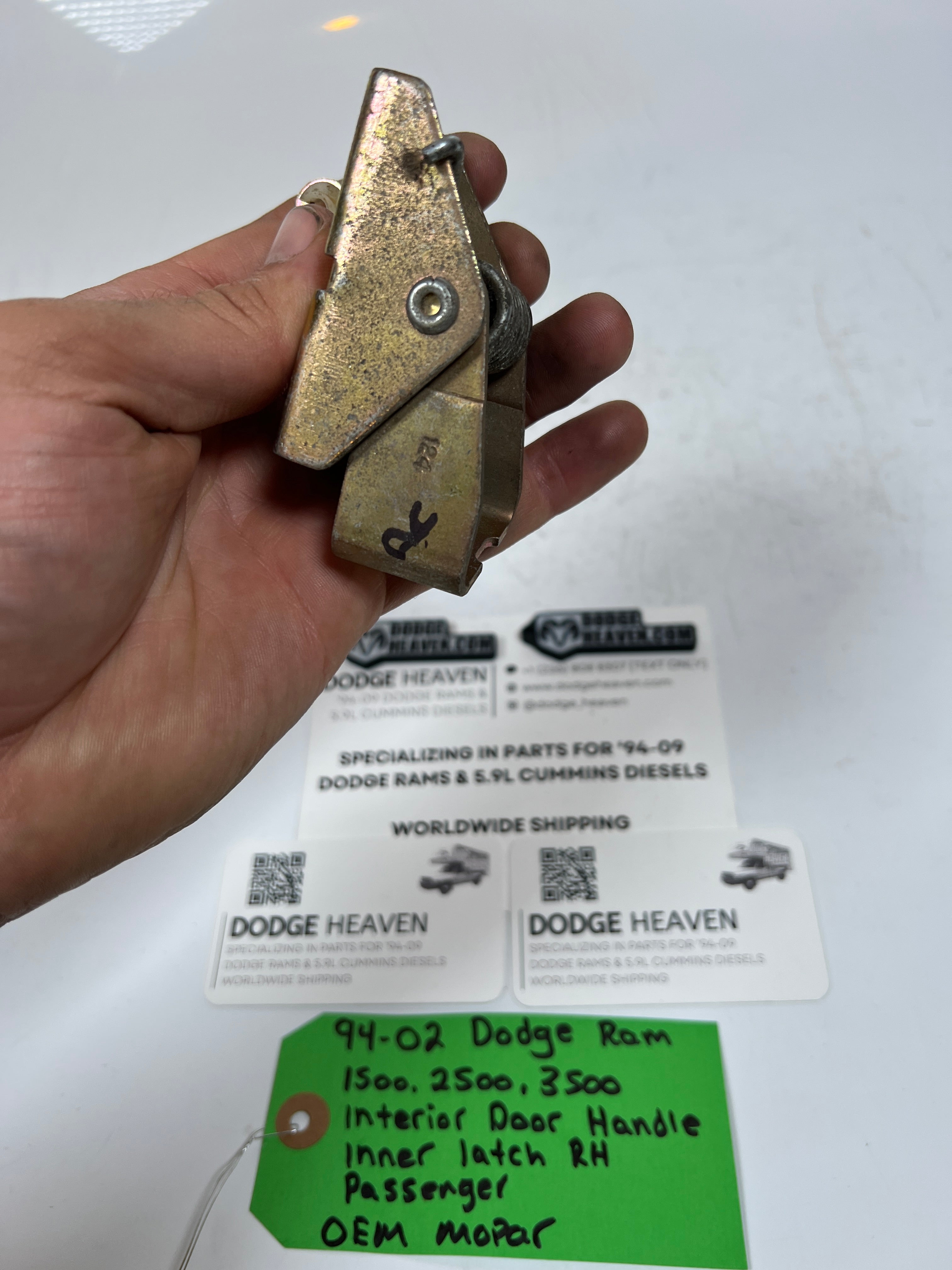 1994-2002 Dodge Ram Interior Inner Door handle Latch RH Passenger