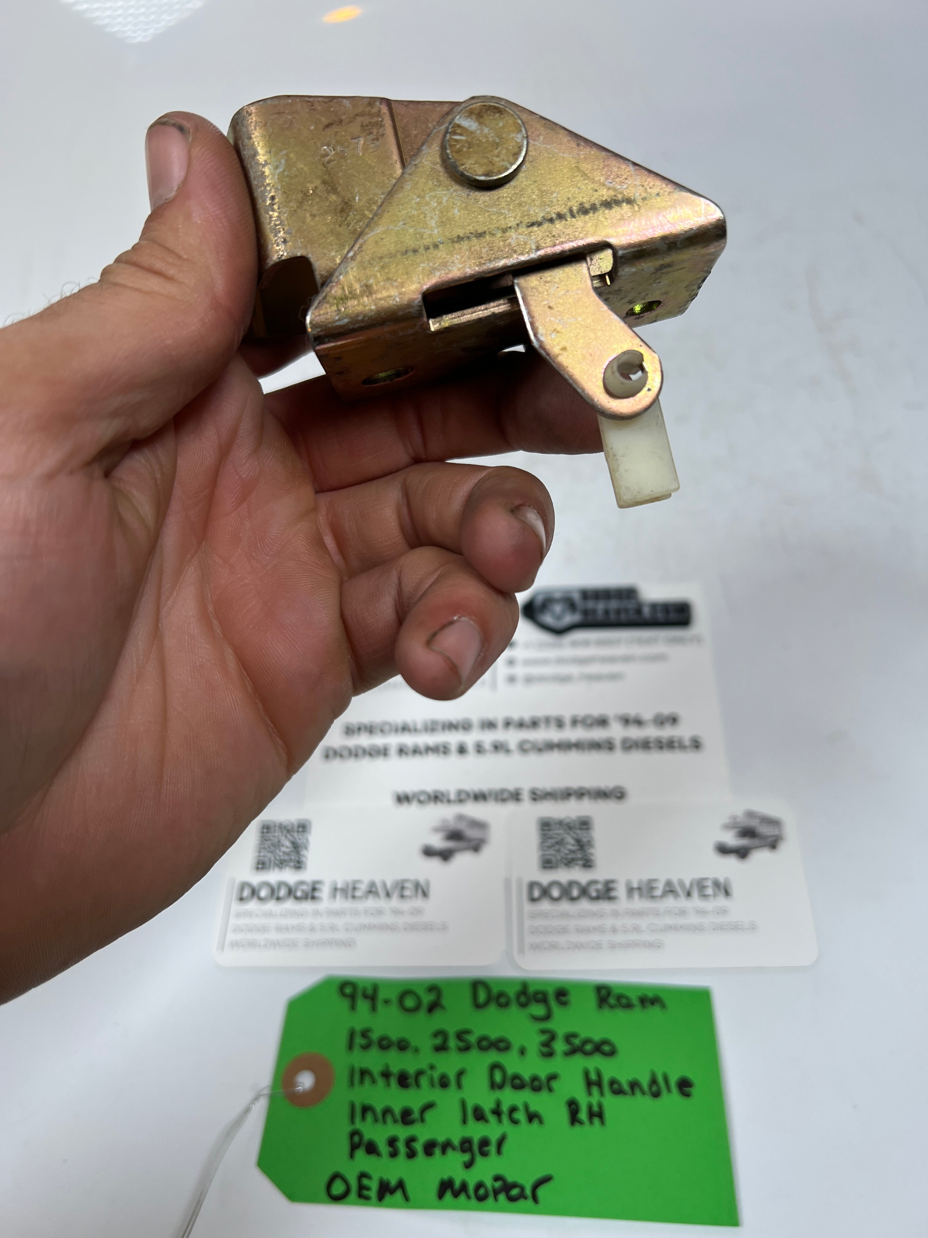 1994-2002 Dodge Ram Interior Inner Door handle Latch RH Passenger