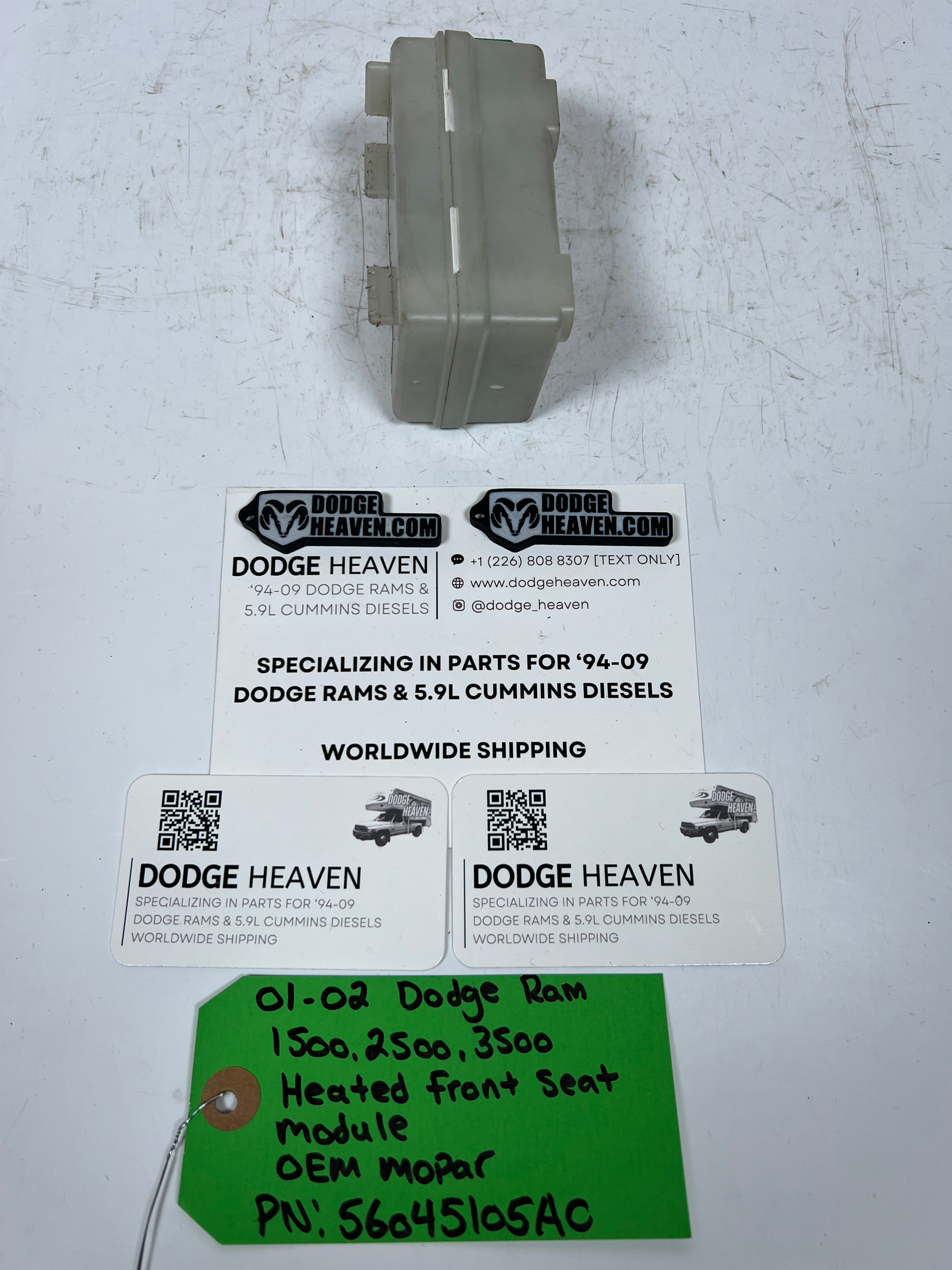 2001-2002 Dodge Ram 1500-3500 Heated Seat Control Module