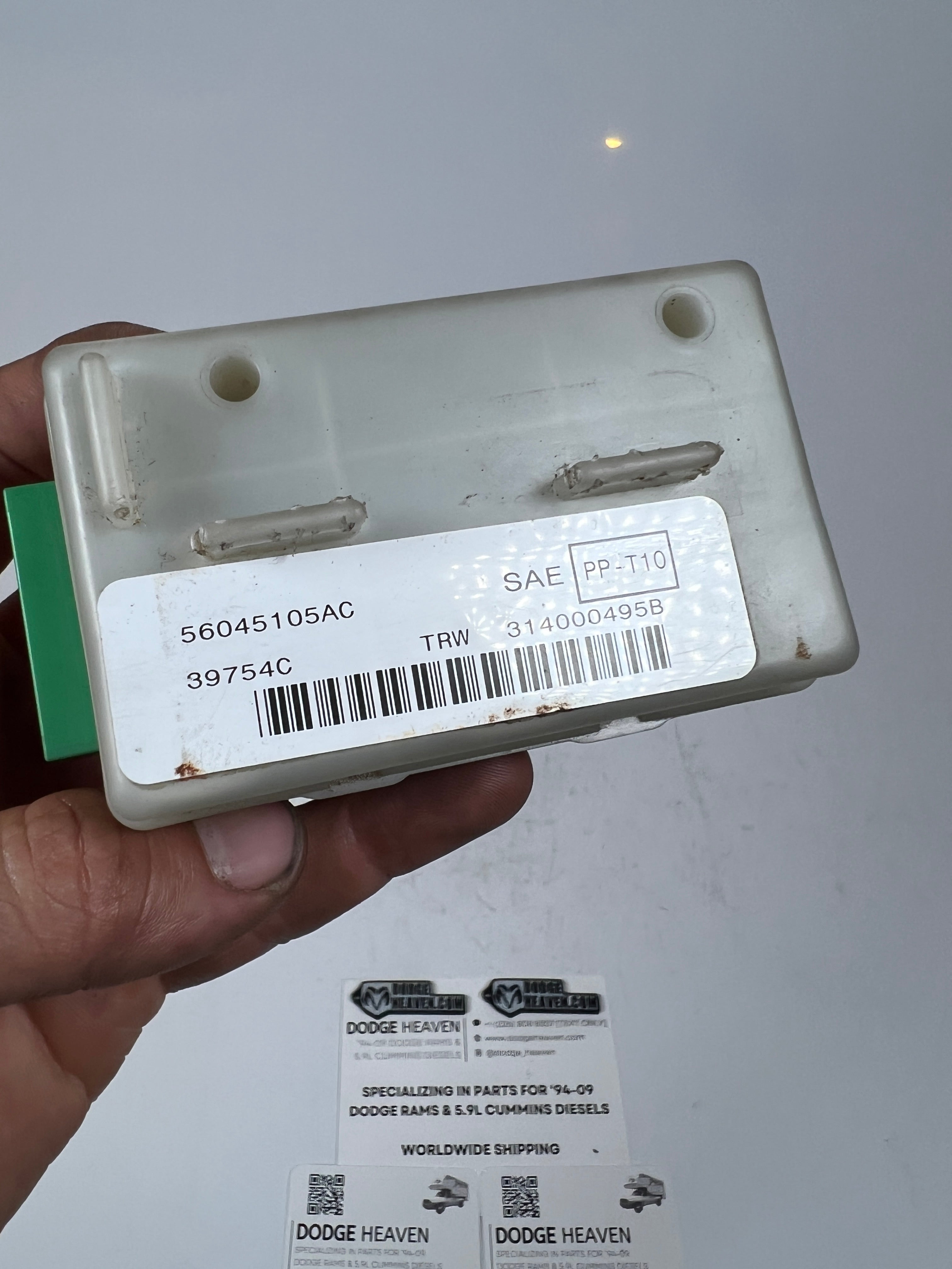 2001-2002 Dodge Ram 1500-3500 Heated Seat Control Module