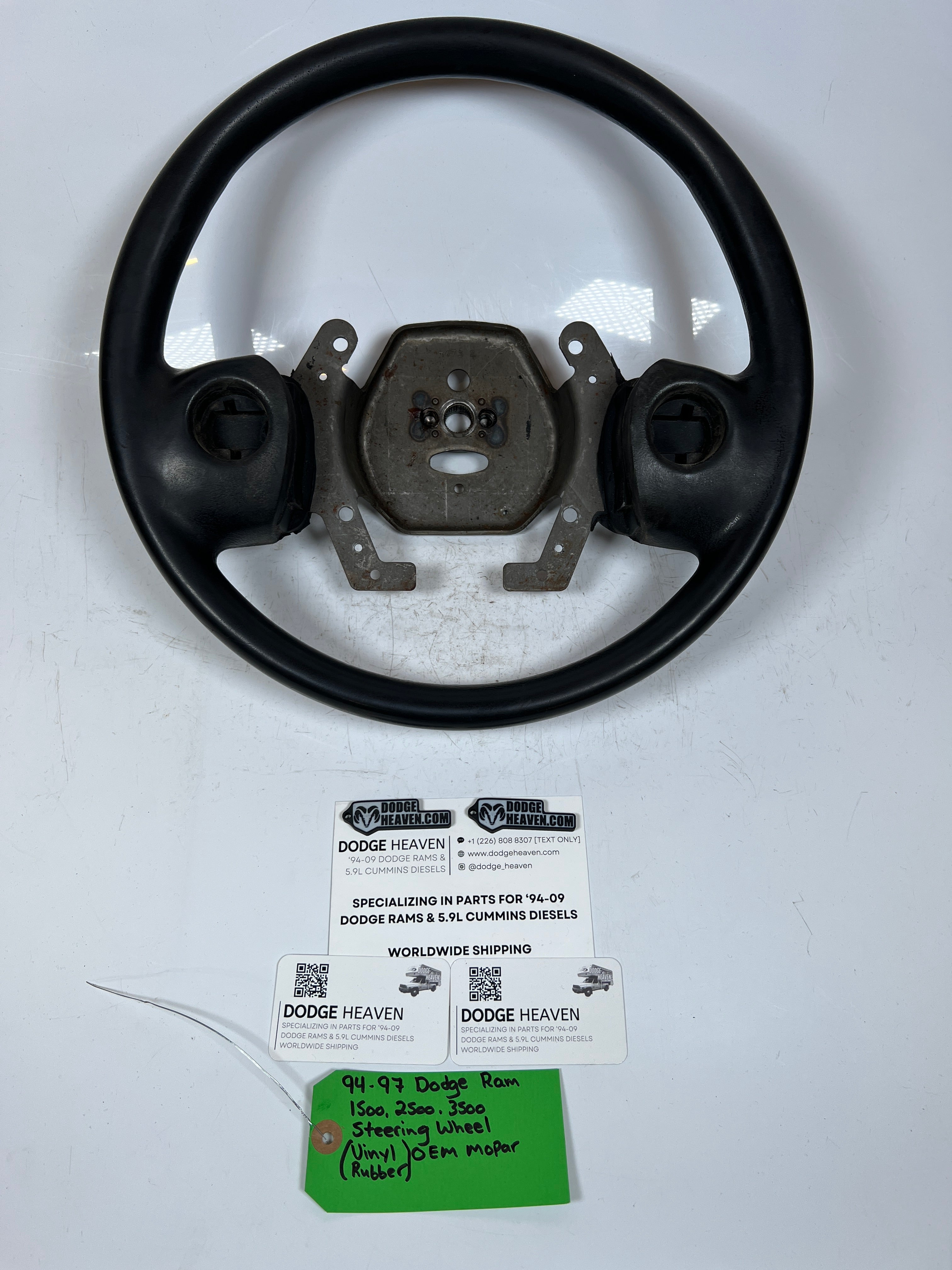 1994-1997 Dodge Ram 1500 2500 3500 Steering Wheel Vinyl Rubber