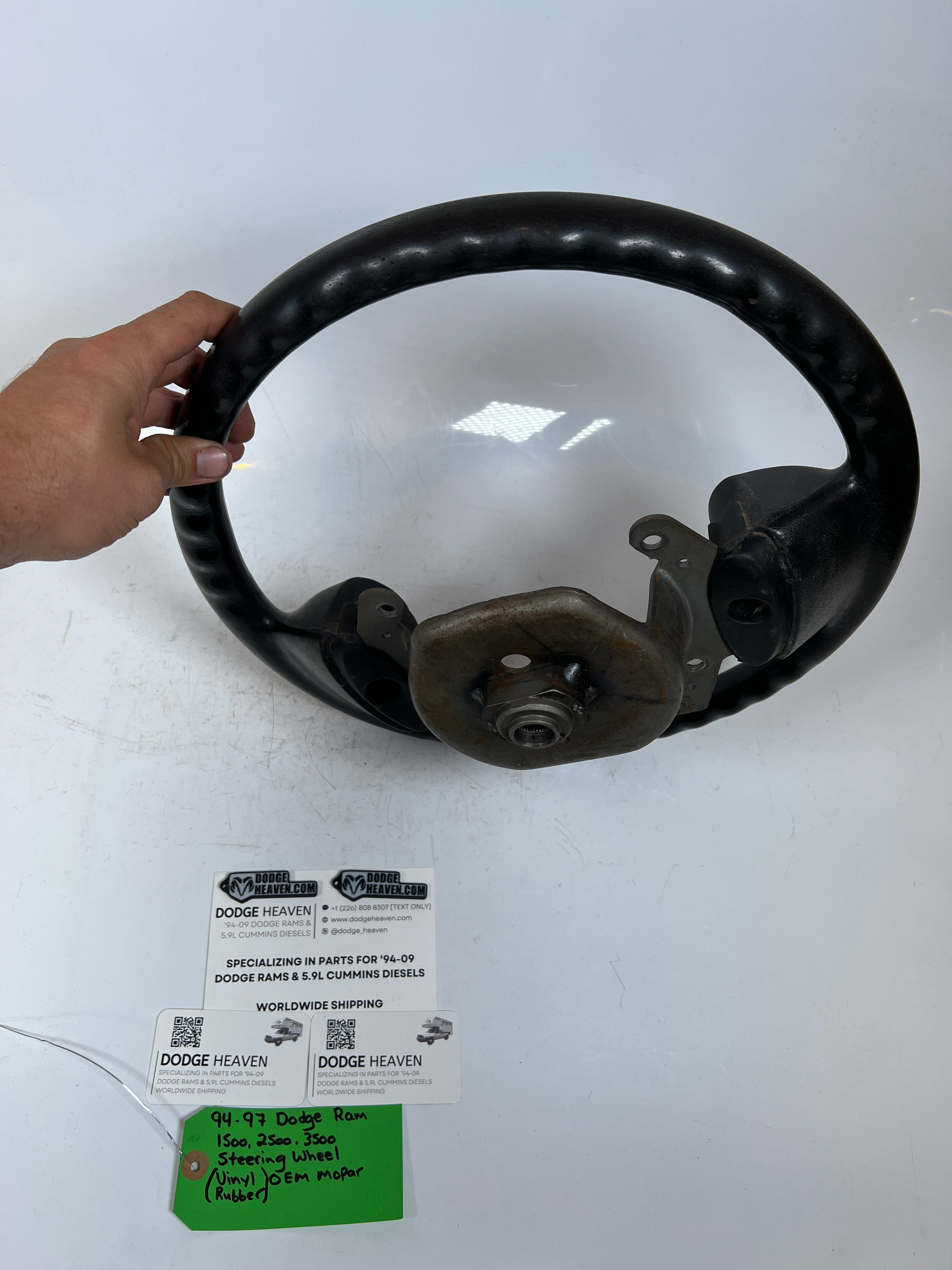 1994-1997 Dodge Ram 1500 2500 3500 Steering Wheel Vinyl Rubber