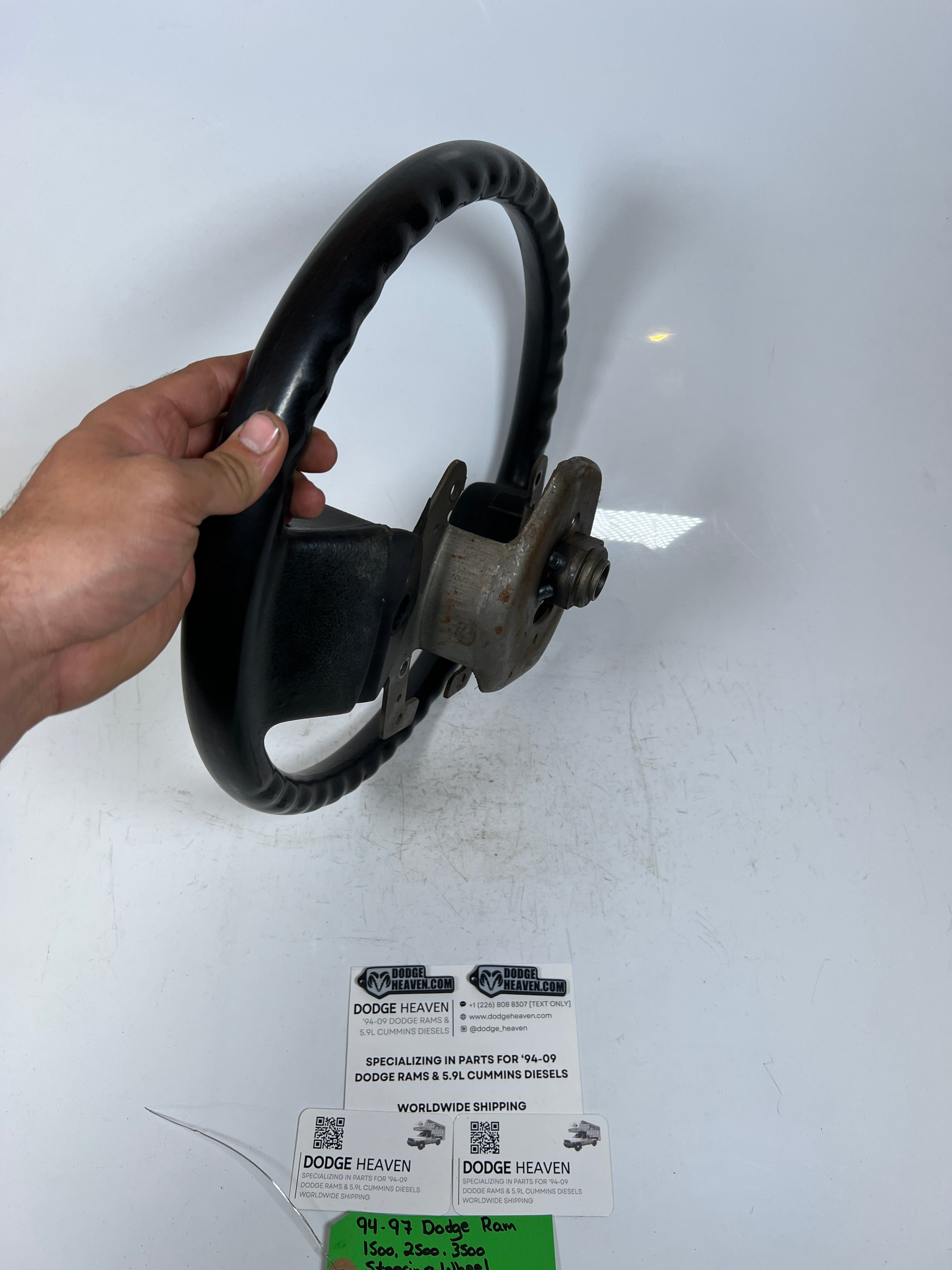 1994-1997 Dodge Ram 1500 2500 3500 Steering Wheel Vinyl Rubber