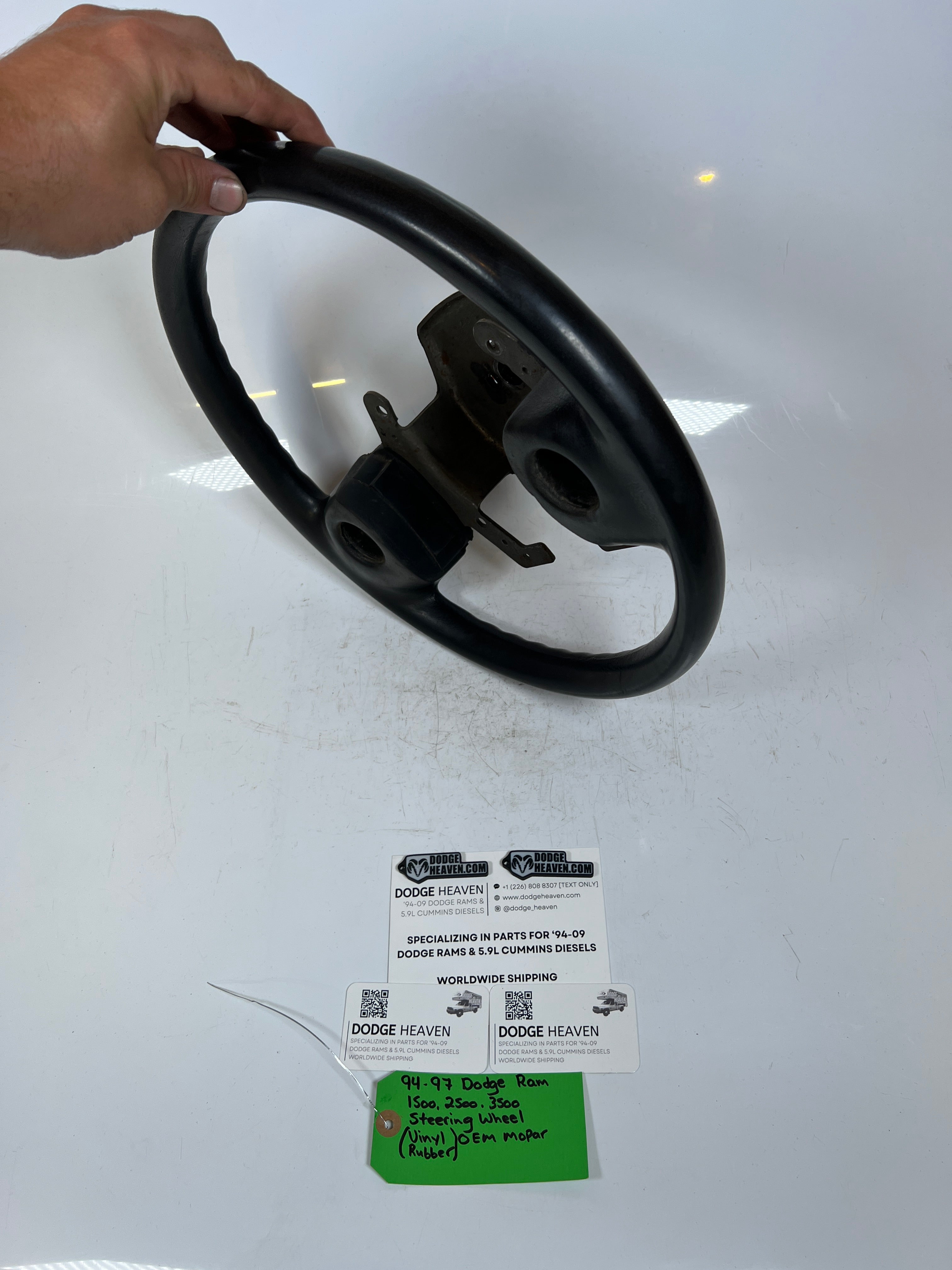 1994-1997 Dodge Ram 1500 2500 3500 Steering Wheel Vinyl Rubber