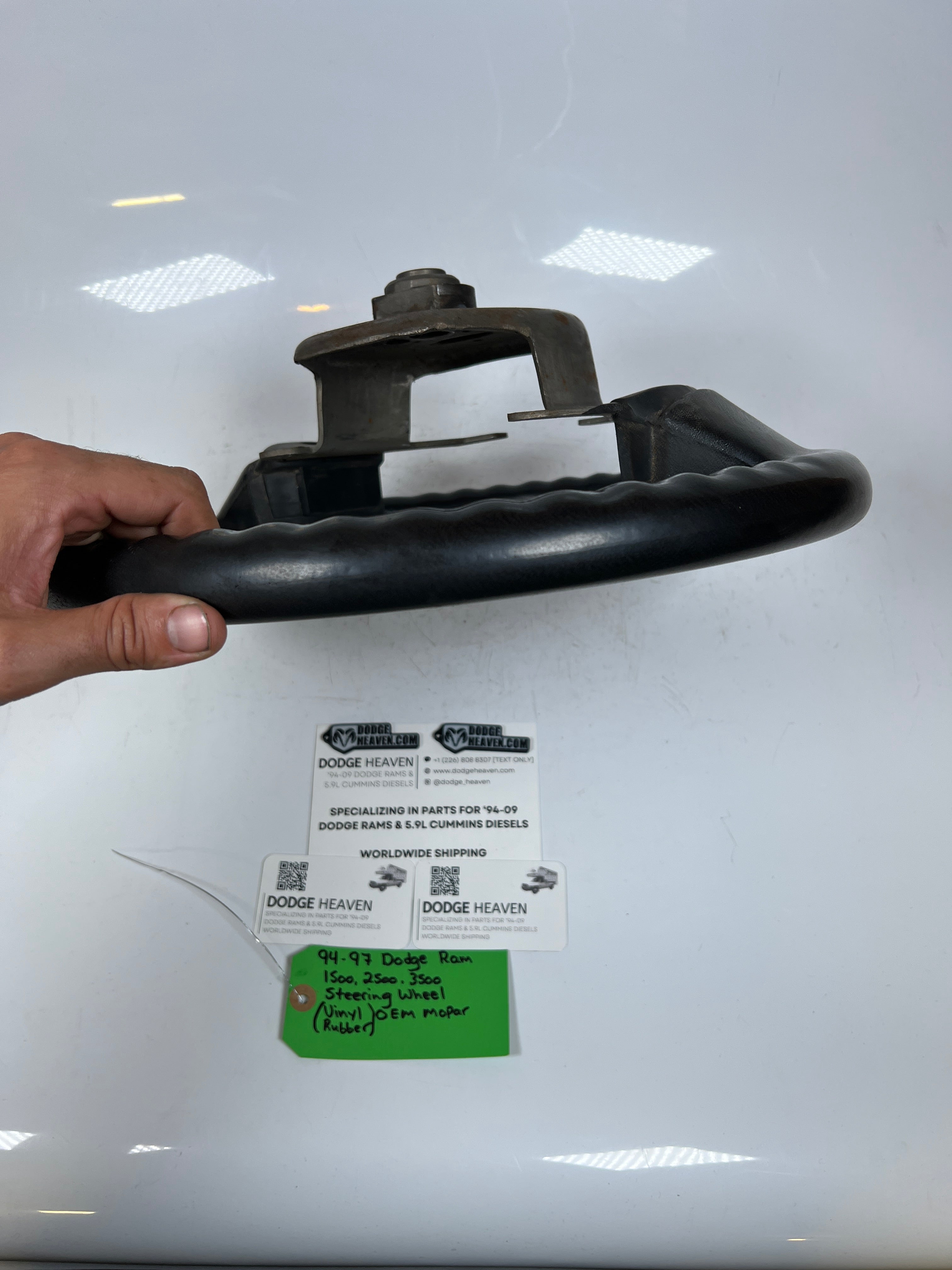1994-1997 Dodge Ram 1500 2500 3500 Steering Wheel Vinyl Rubber