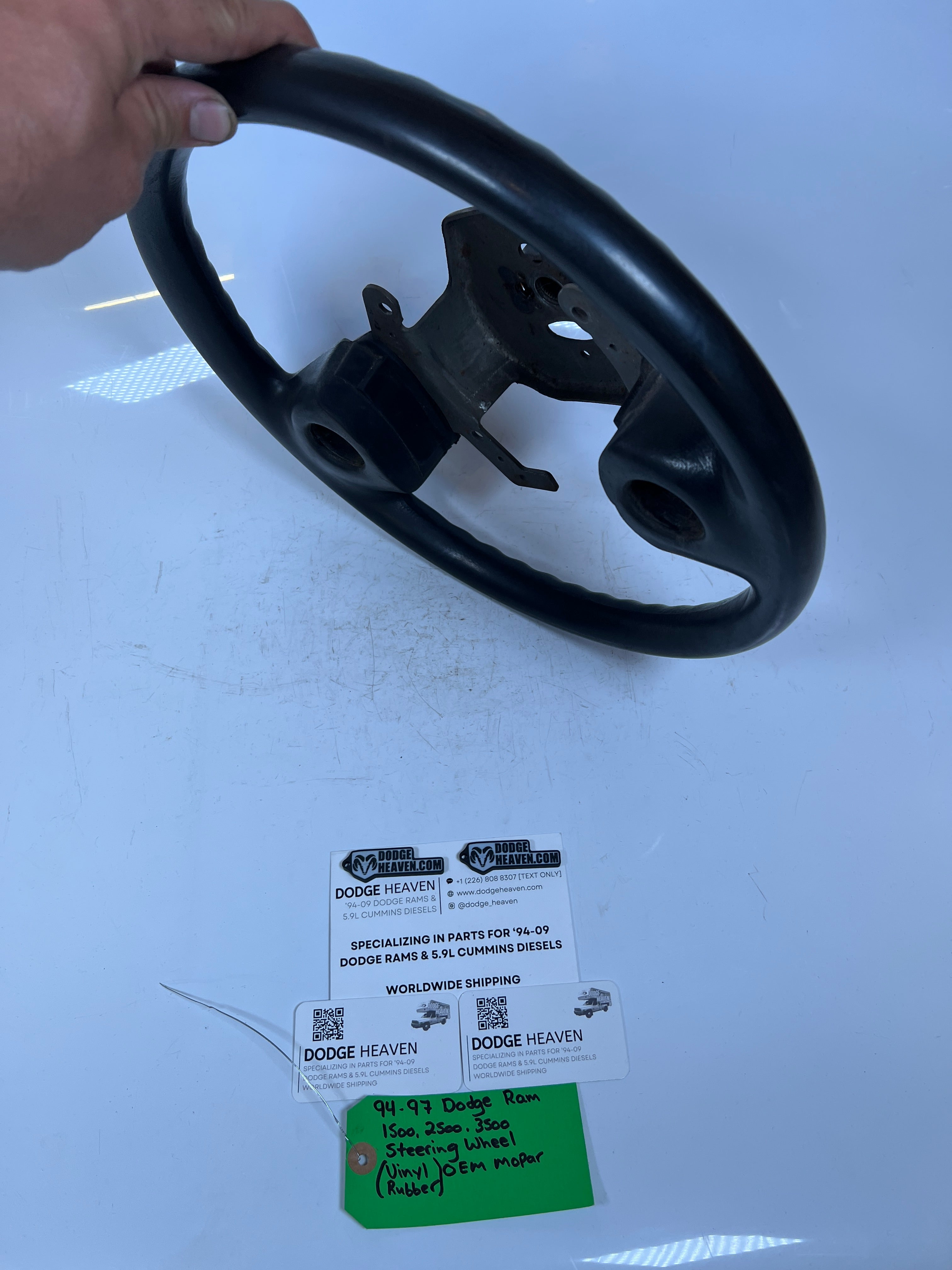 1994-1997 Dodge Ram 1500 2500 3500 Steering Wheel Vinyl Rubber