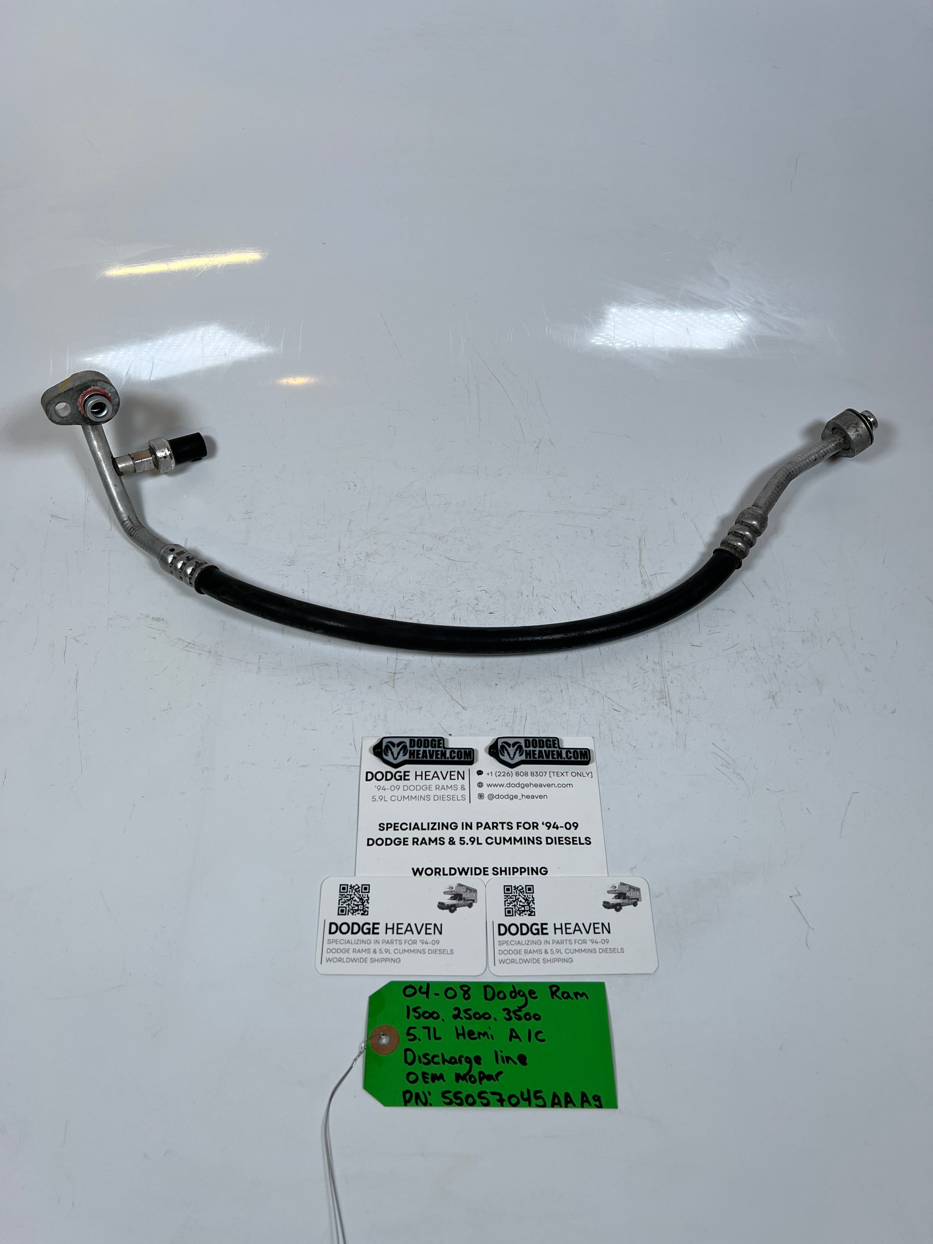 2004-2008 Dodge Ram 1500 2500 3500 5.7L Hemi A/C AC Discharge Line