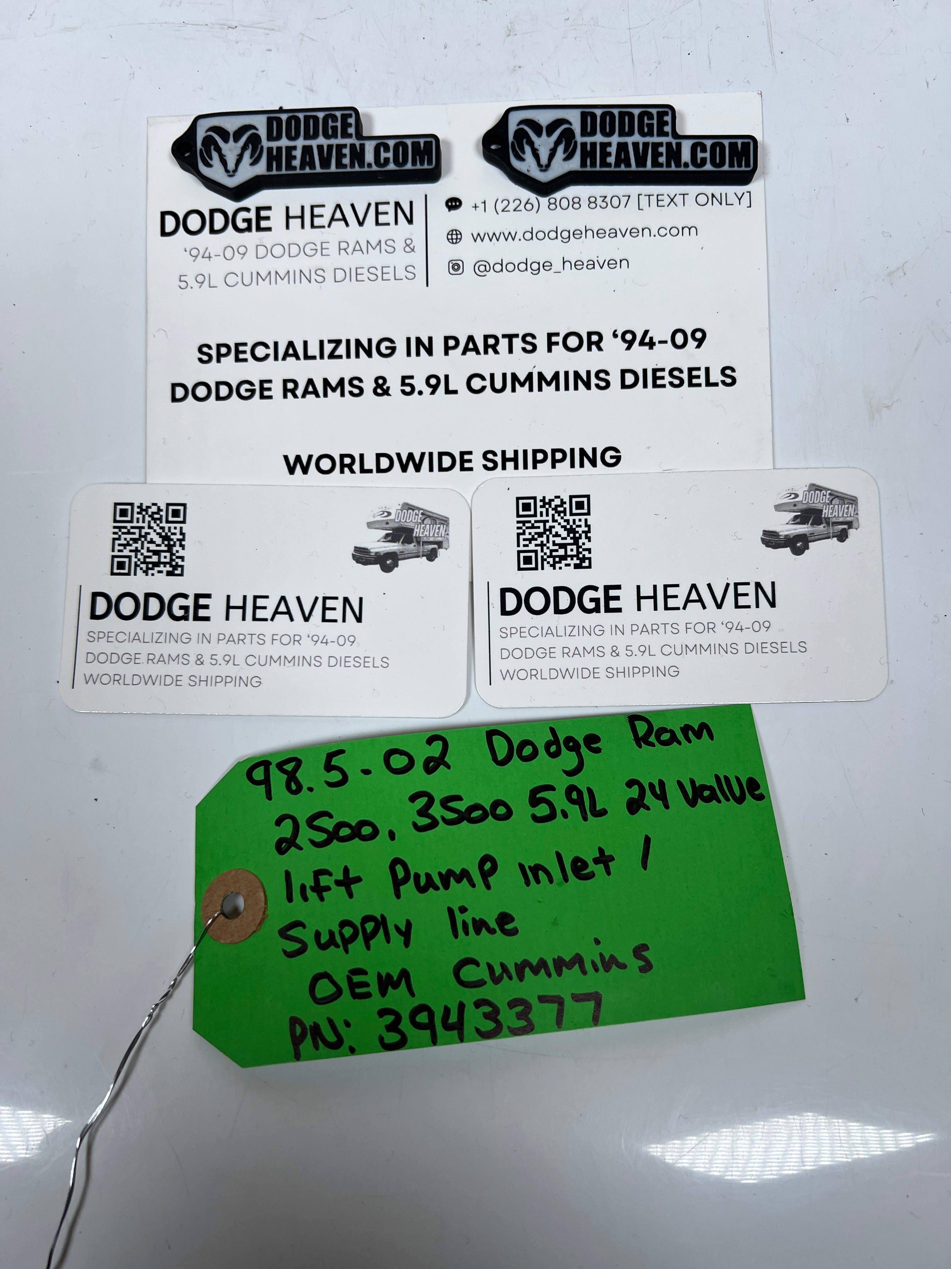 1998.5-2002 Dodge Ram 24 Valve 5.9L Cummins Lift Pump Supply Fuel Line